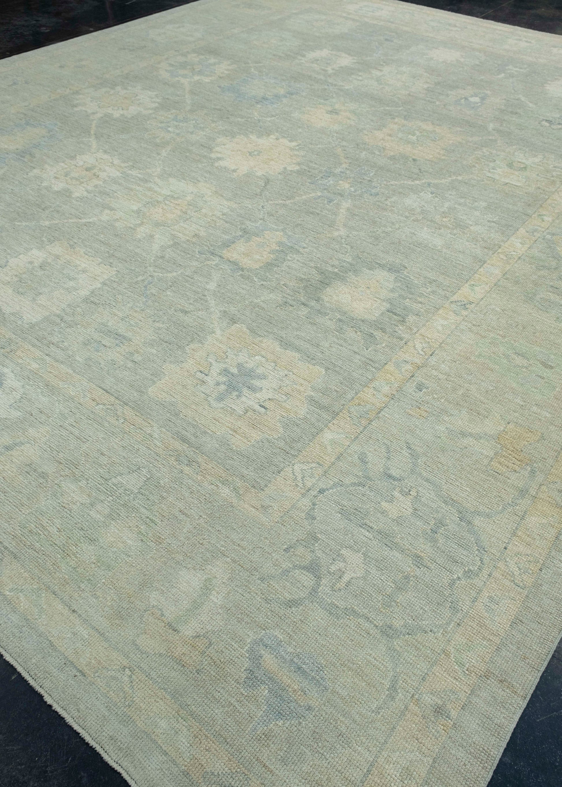 Turkish Oushak Rug 12'5" x 15'6" #18512