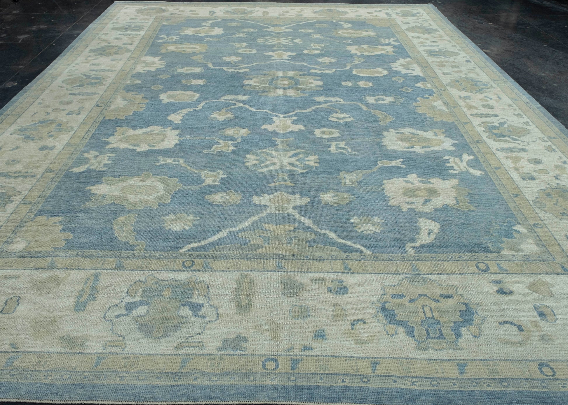 Turkish Oushak Rug 11'8" x 14'11" #18516