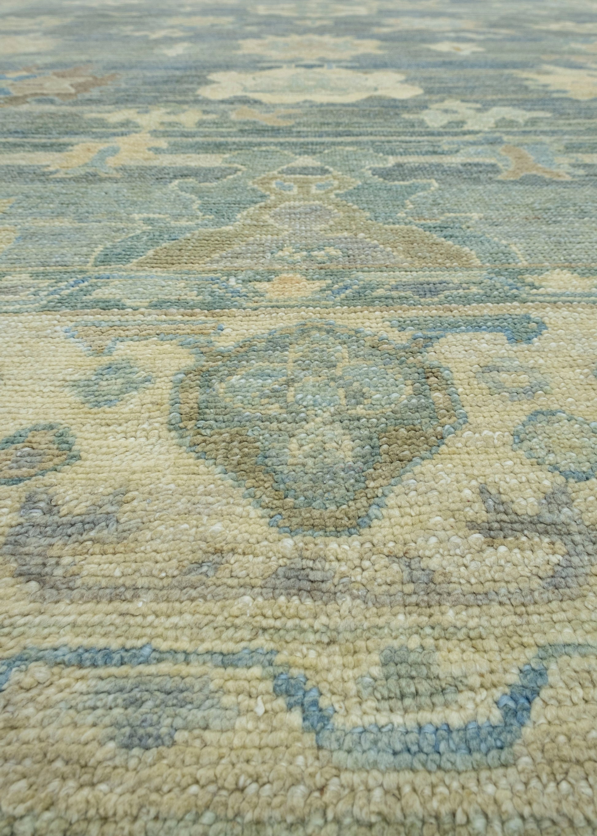 Turkish Oushak Rug 12'6" x 16'10" #18508