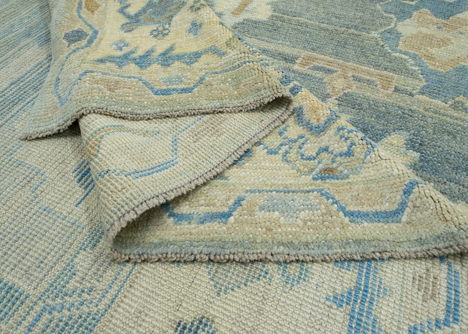 Turkish Oushak Rug 12'6" x 16'10" #18508