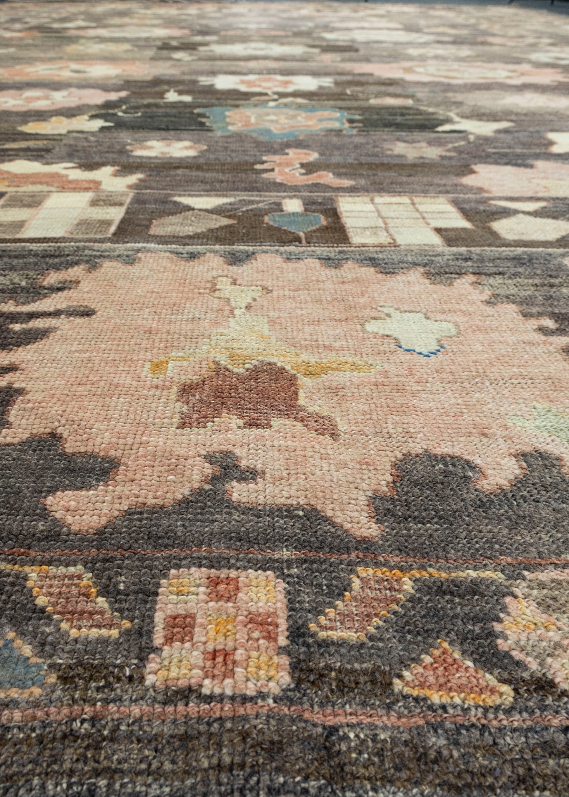 Turkish Oushak Old Wool Rug 12'3" x 18' #18072