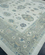 Turkish Oushak Rug 12'3" x 14'3" #18074