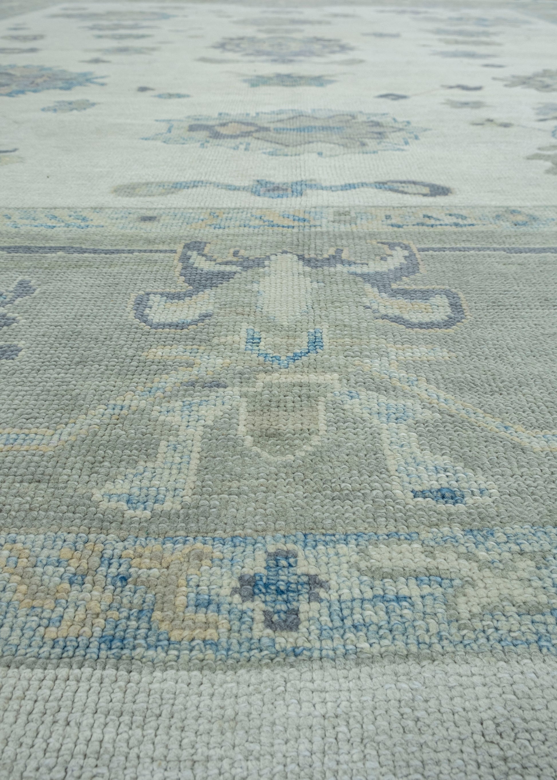 Turkish Oushak Rug 12'3" x 14'3" #18074