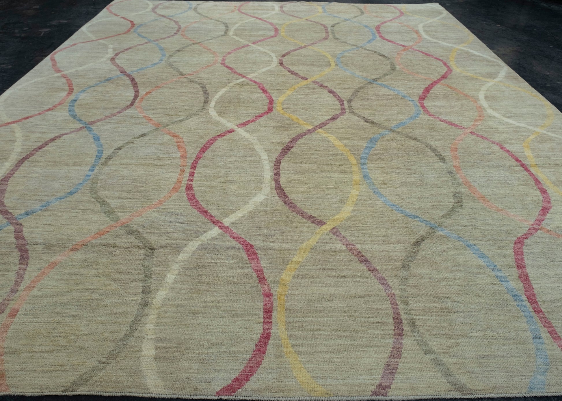 Turkish Oushak Rug 12'5" x 15'7" #18592