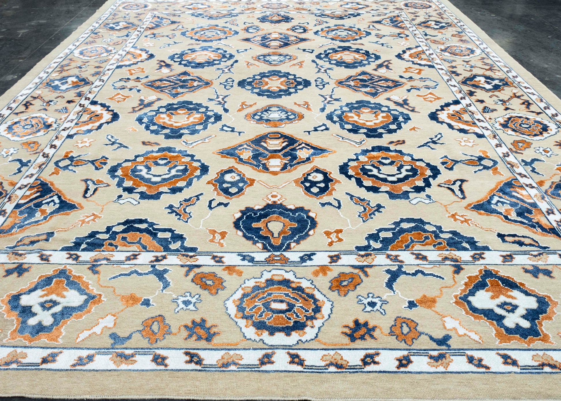 Turkish Oushak Rug 12'1" x 15' #18577