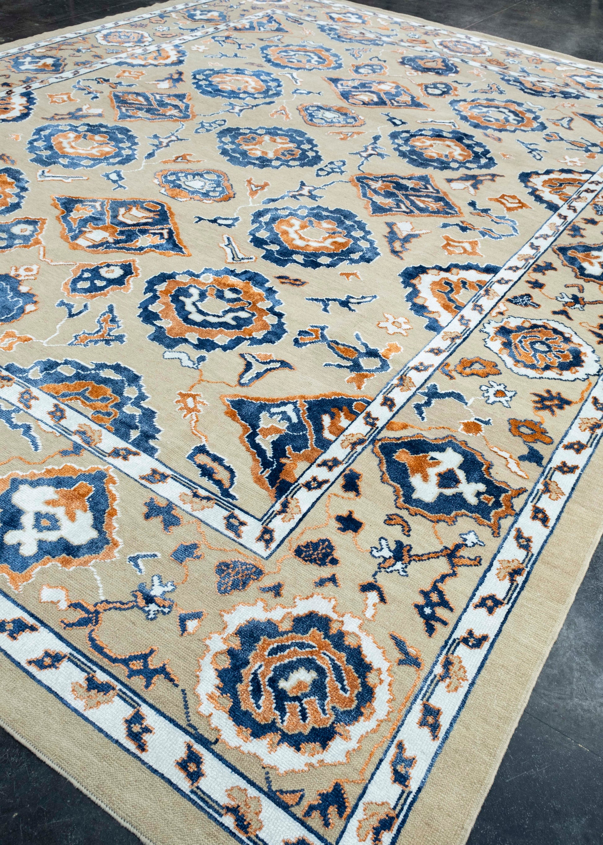Turkish Oushak Rug 12'1" x 15' #18577