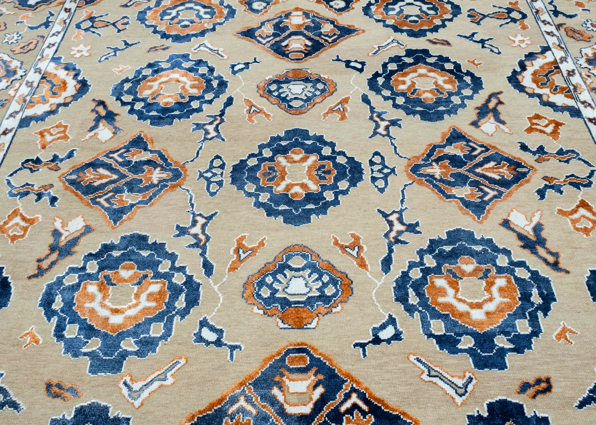Turkish Oushak Rug 12'1" x 15' #18577