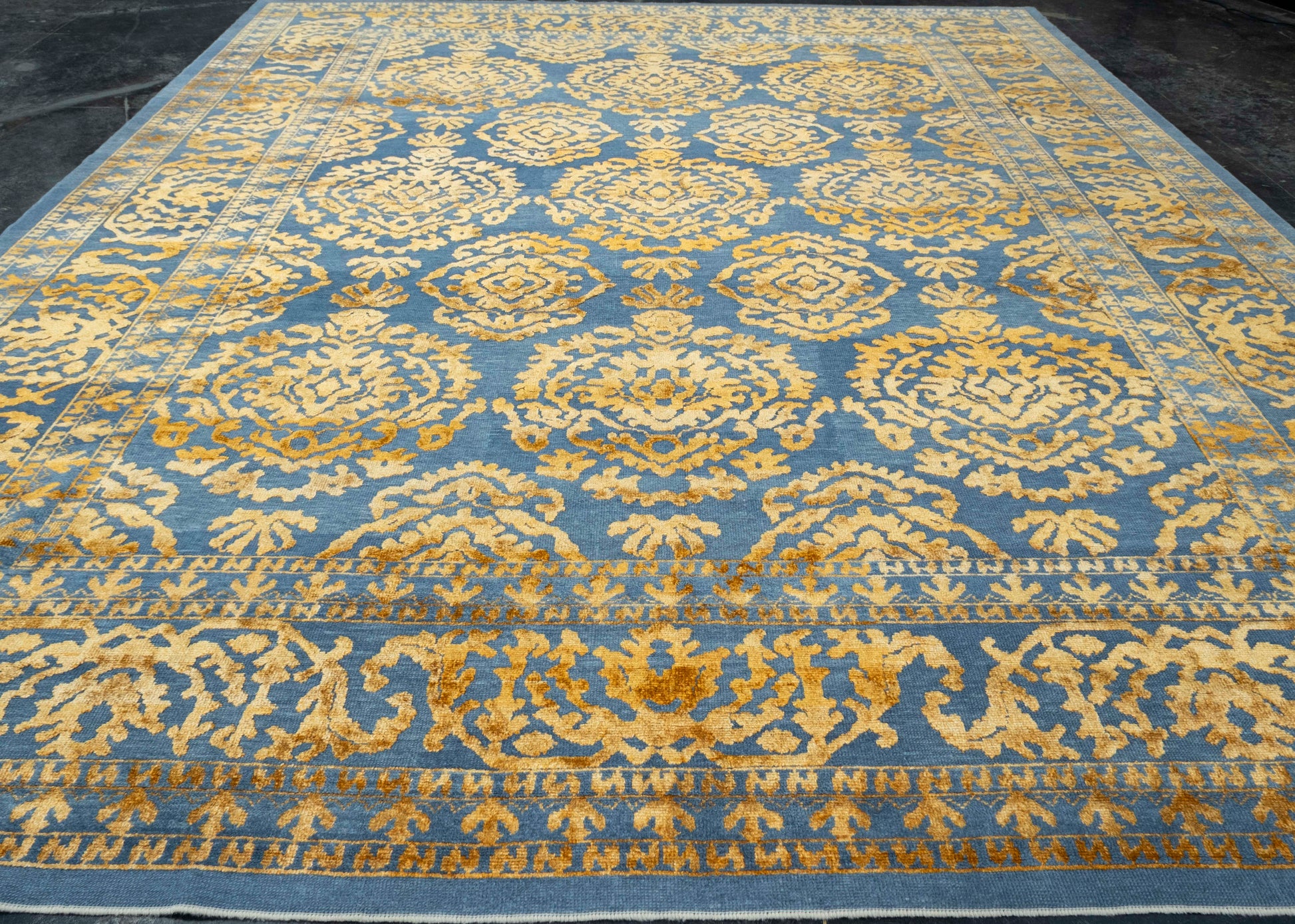 Turkish Oushak Rug 12'2" x 14'8" #18585
