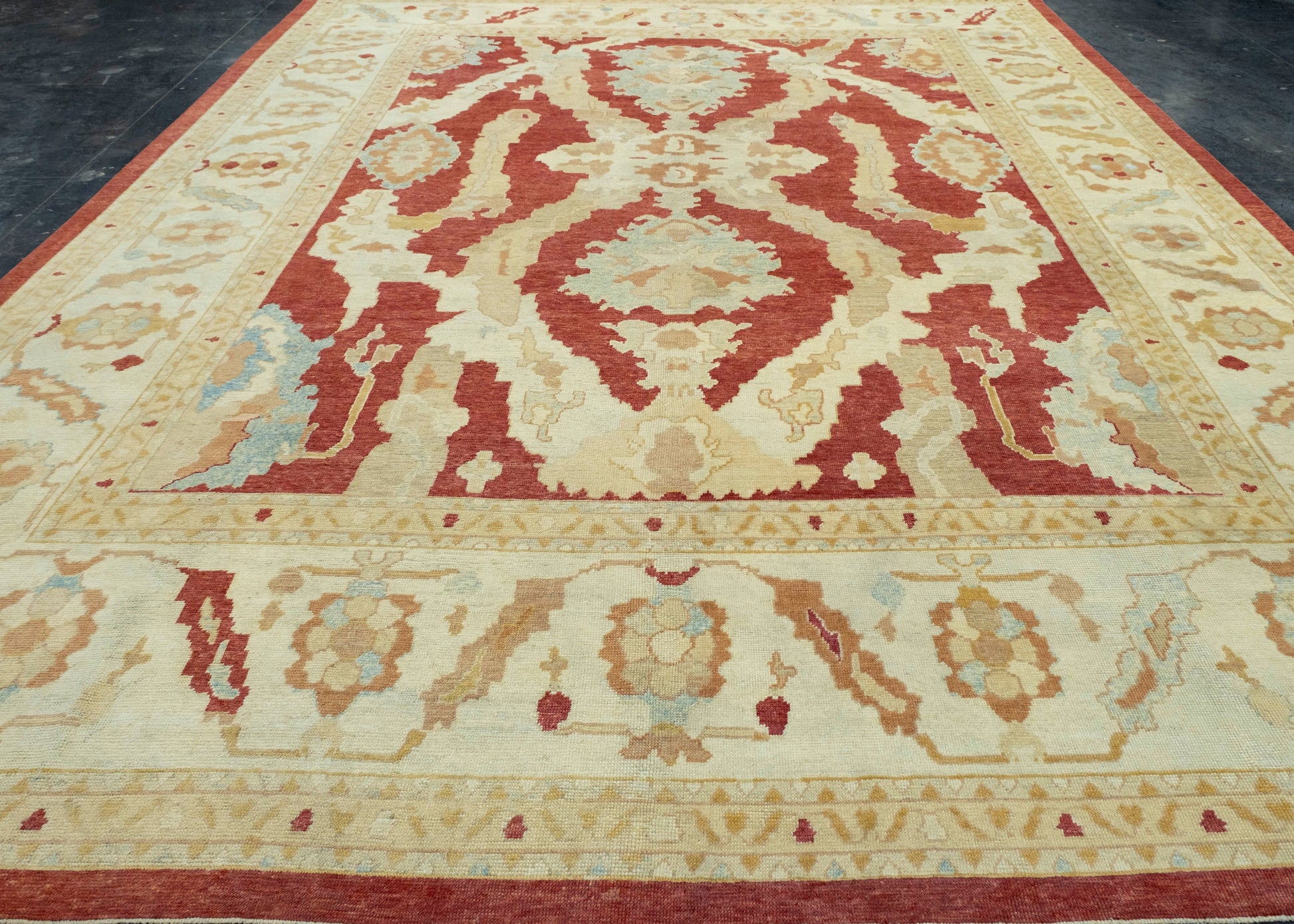 Turkish Oushak Rug 11'11" x 15'8" #18542