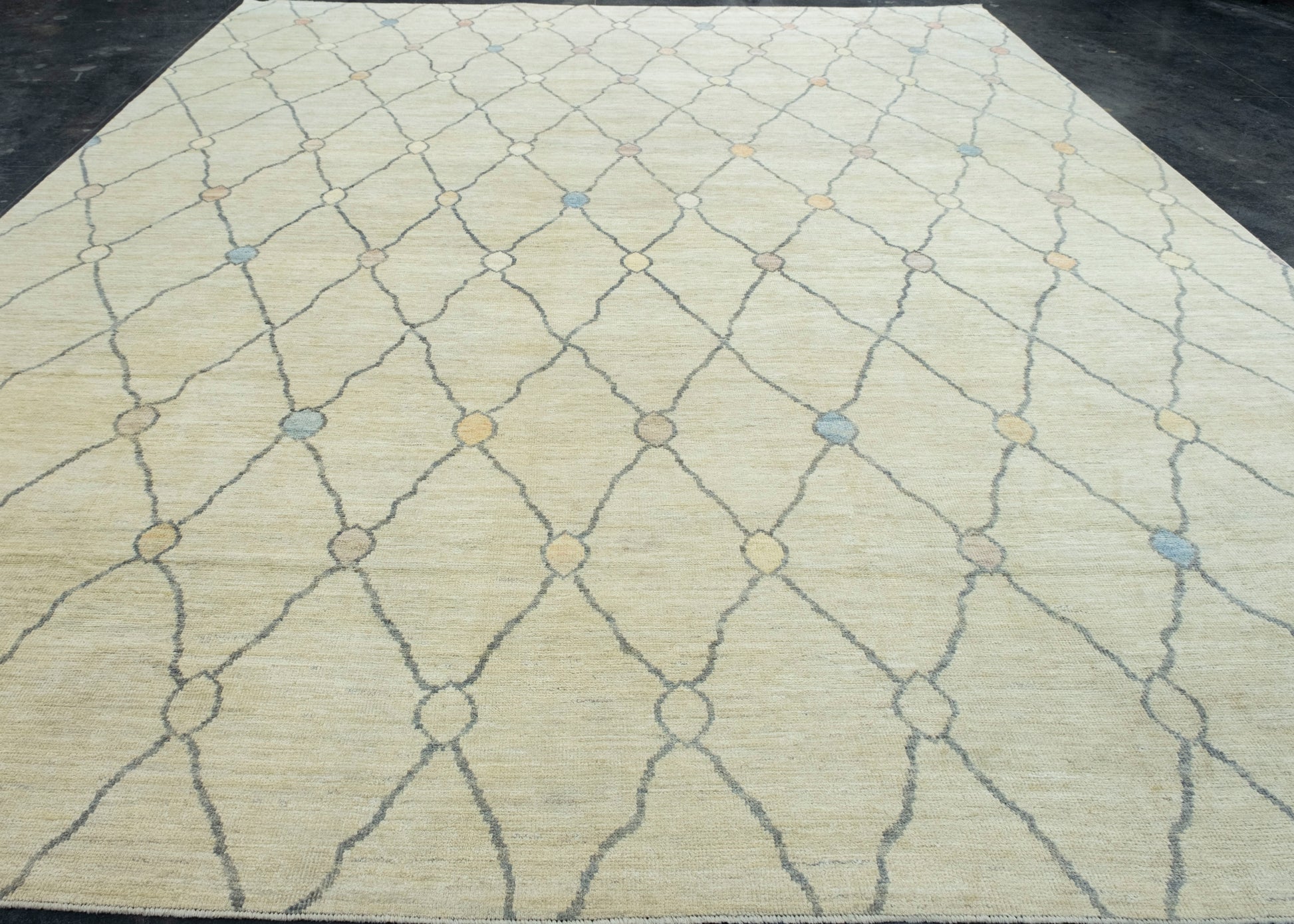 Turkish Oushak Rug 12'5" x 15'6" #18674