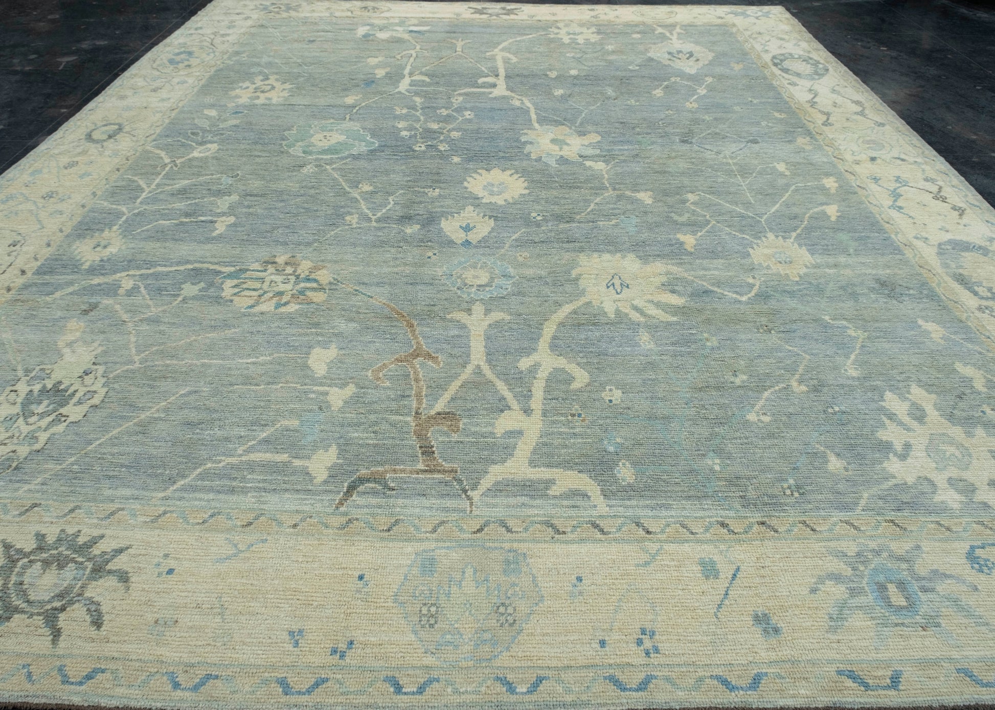 Turkish Oushak Rug 12'3" x 15'7" #18590