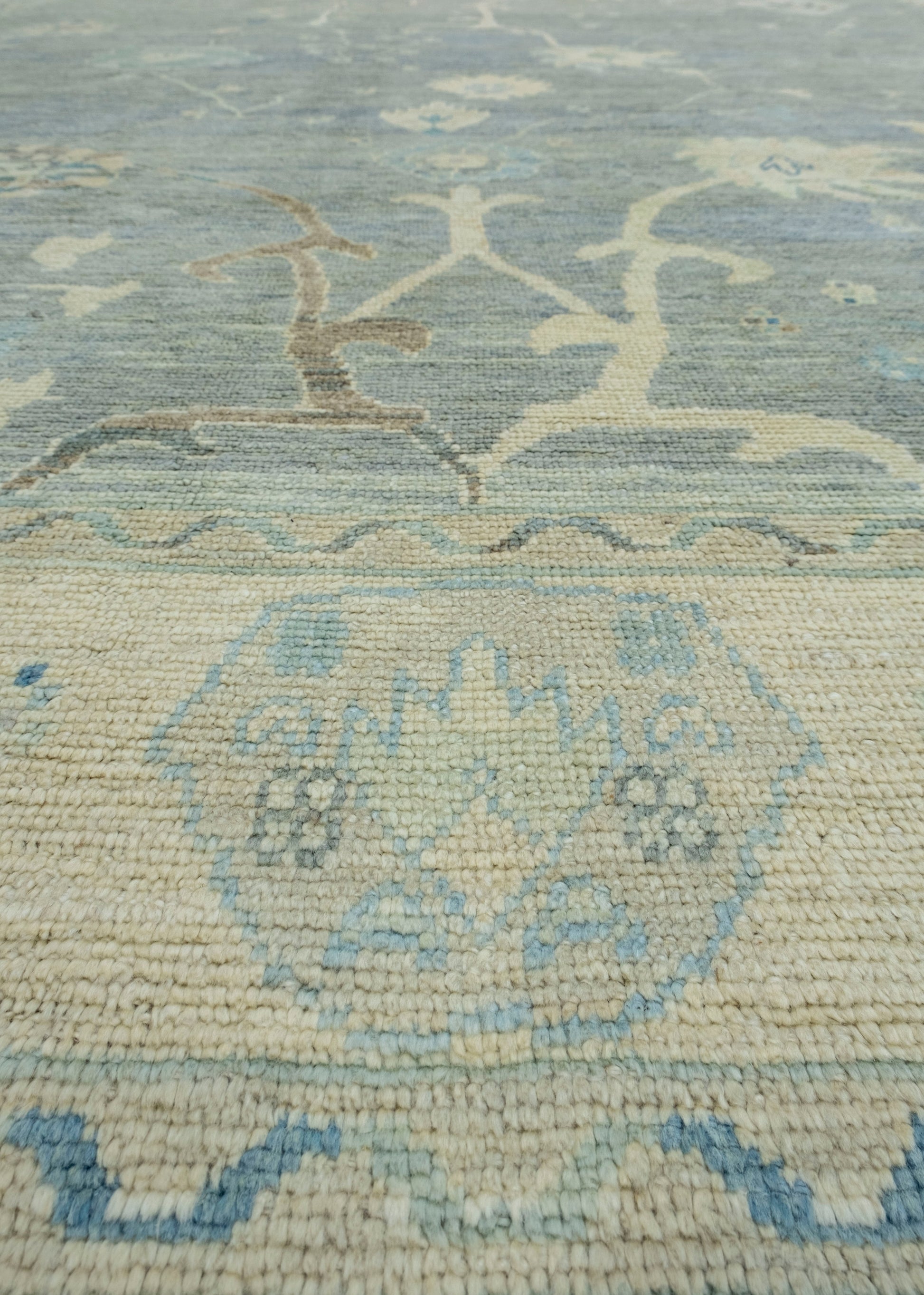 Turkish Oushak Rug 12'3" x 15'7" #18590