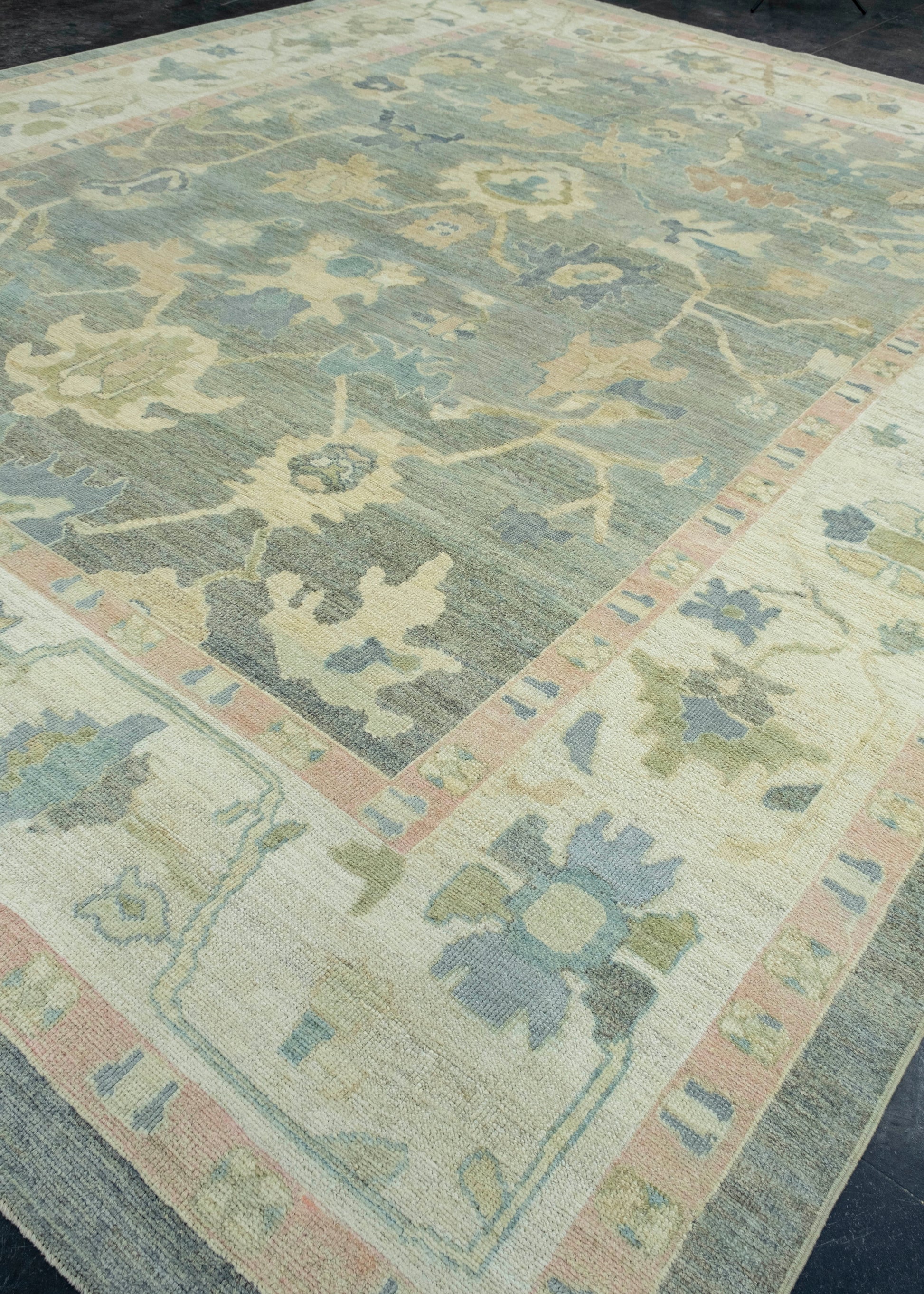 Turkish Oushak Rug 13'1" x 15'1" #18071