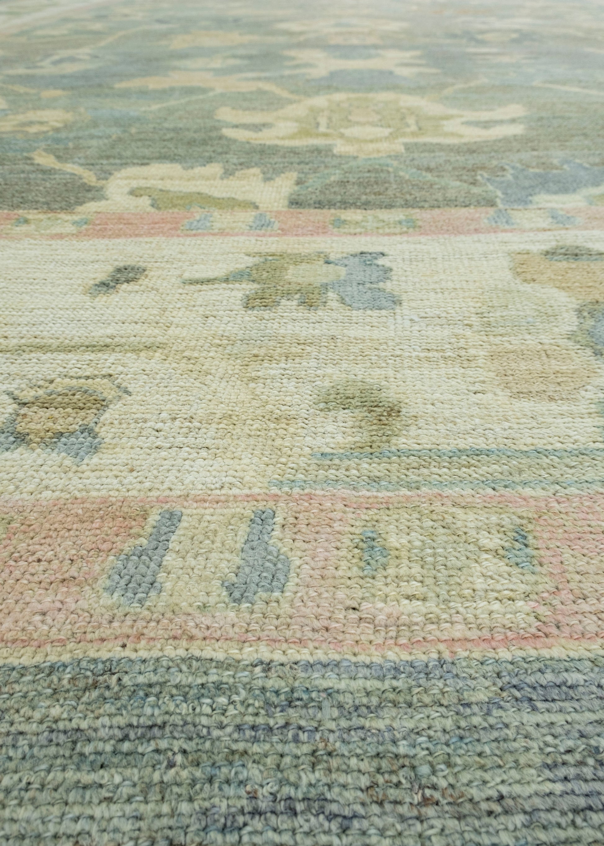 Turkish Oushak Rug 13'1" x 15'1" #18071