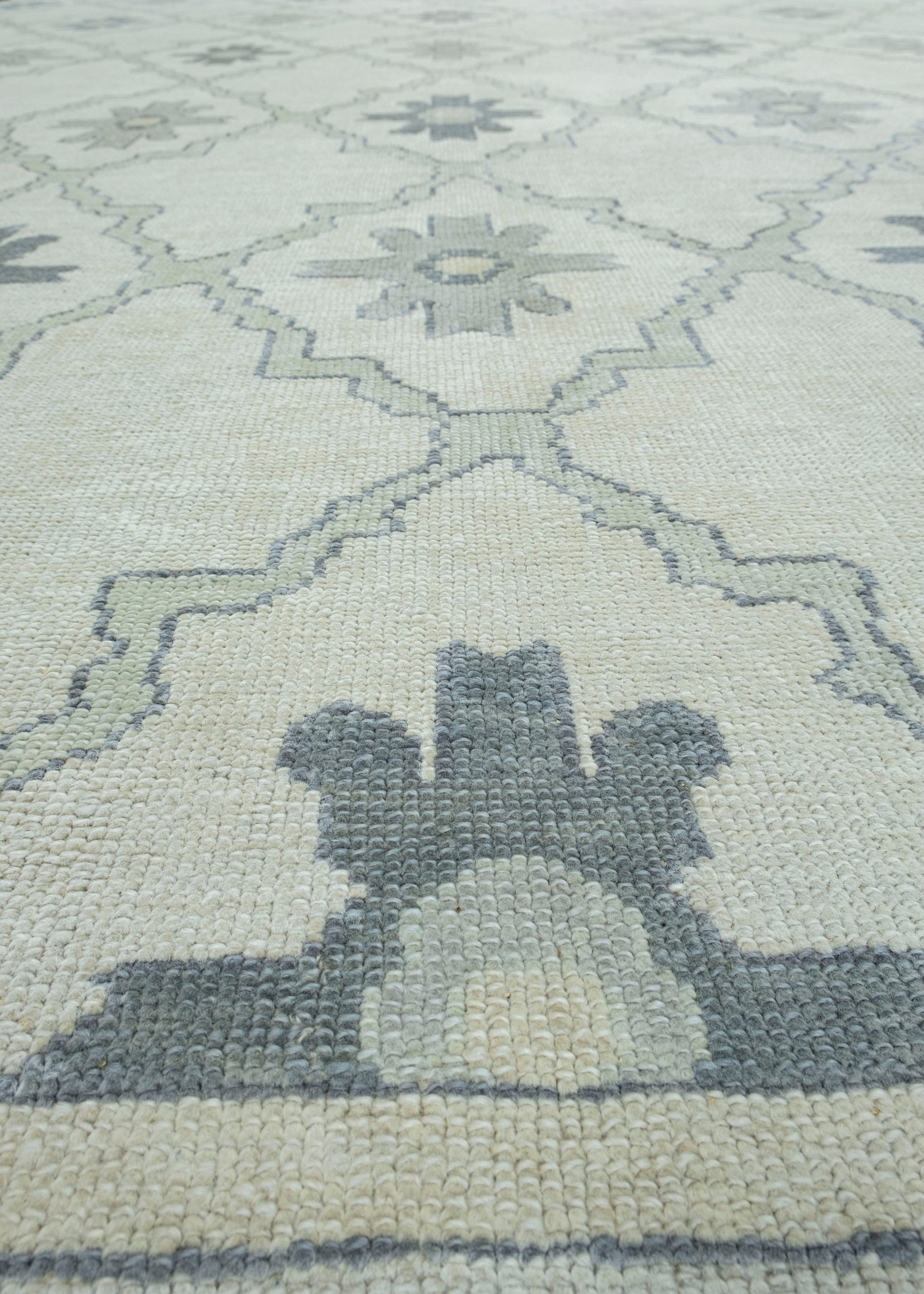 Turkish Oushak Rug 12'6" x 14'7" #18099