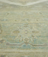 Turkish Oushak Antique Look Rug 12'4" x 14'10" #18010