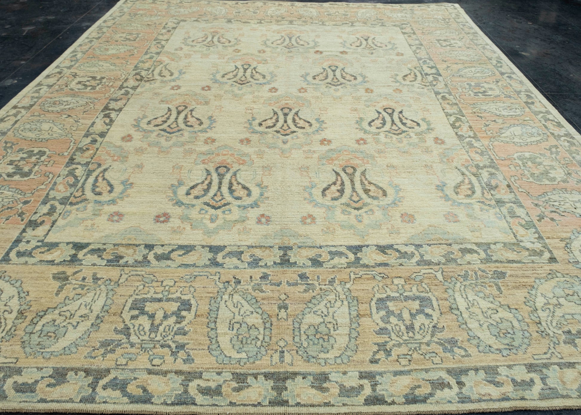 Turkish Oushak Rug 11'2" x 13'8" #18615