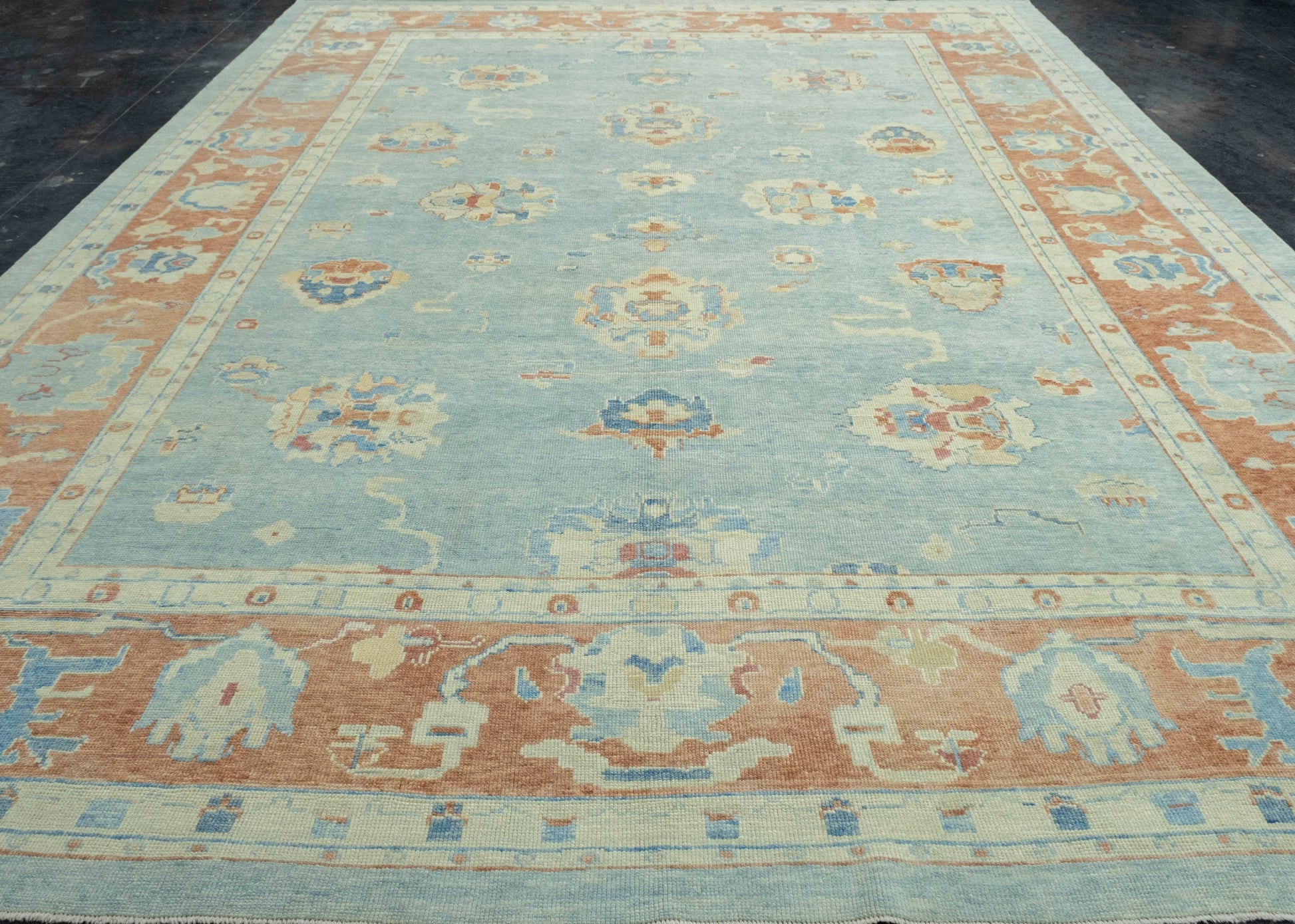 Turkish Oushak Rug 11'7" x 14'10" #18595