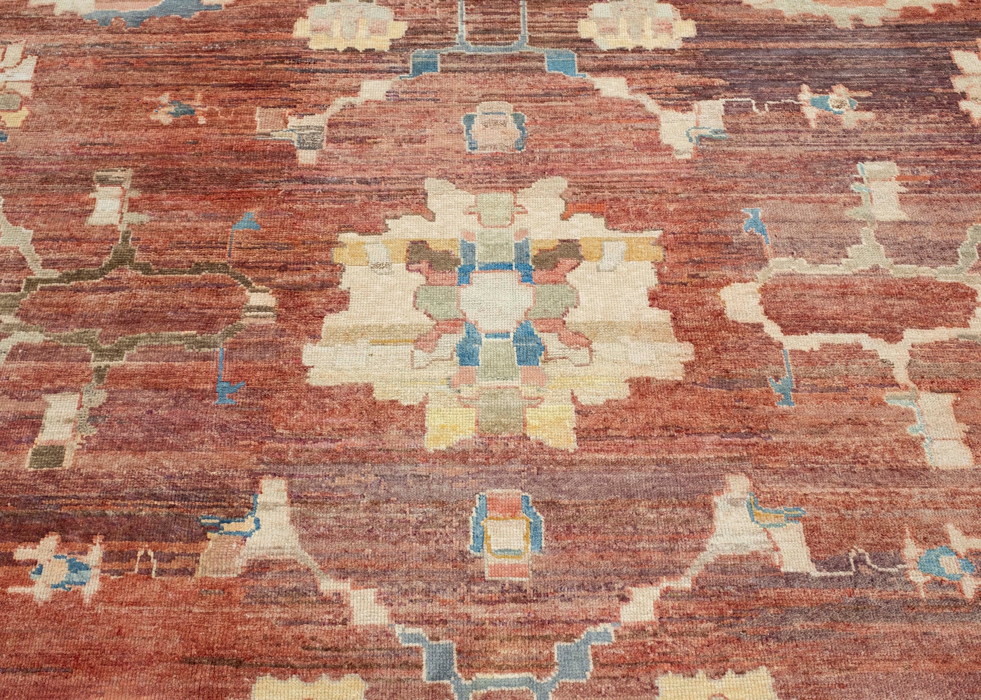 Turkish Oushak Old Wool Rug 11'9" x 14'3" #18130