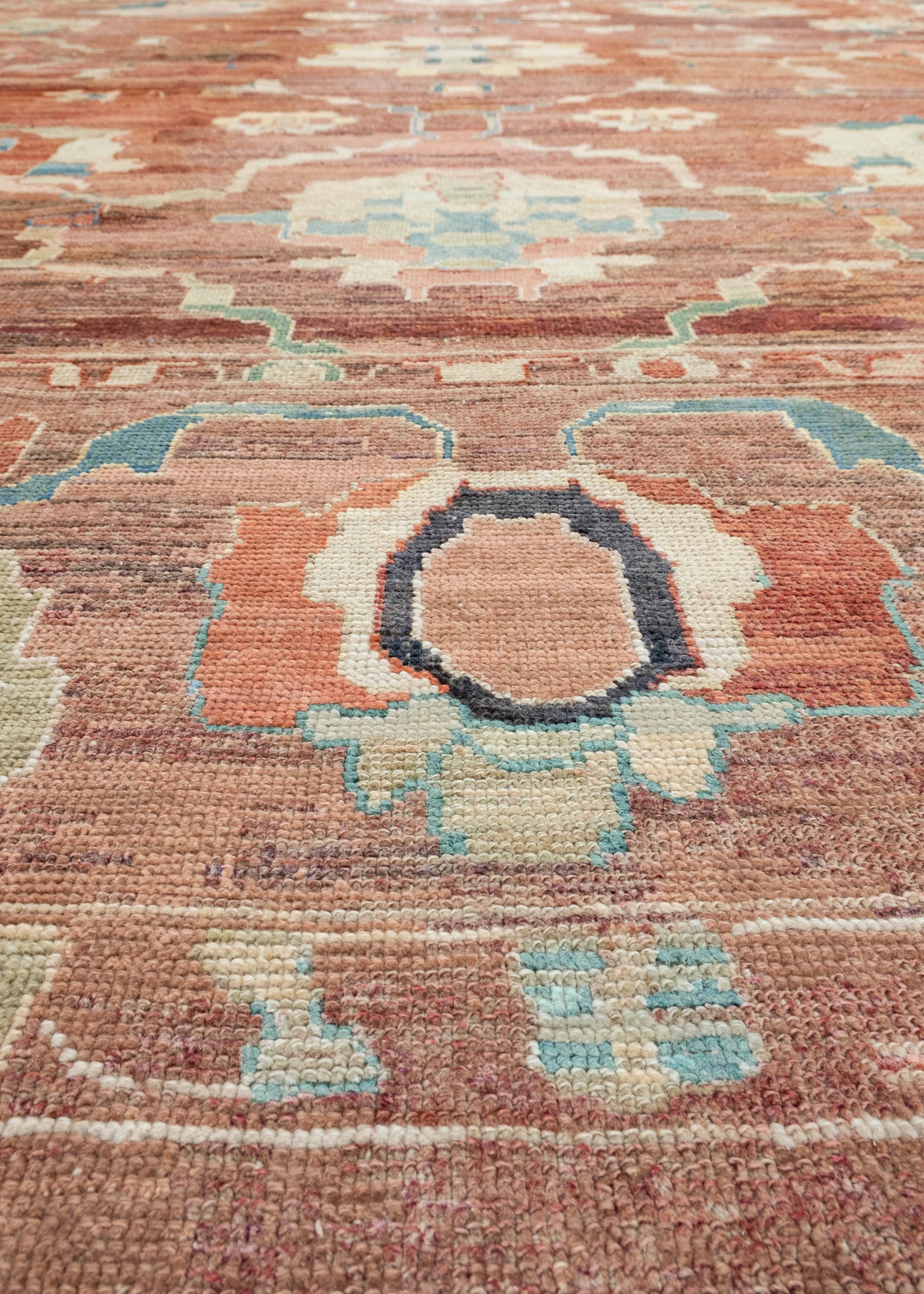 Turkish Oushak Old Wool Rug 11'9" x 14'3" #18130