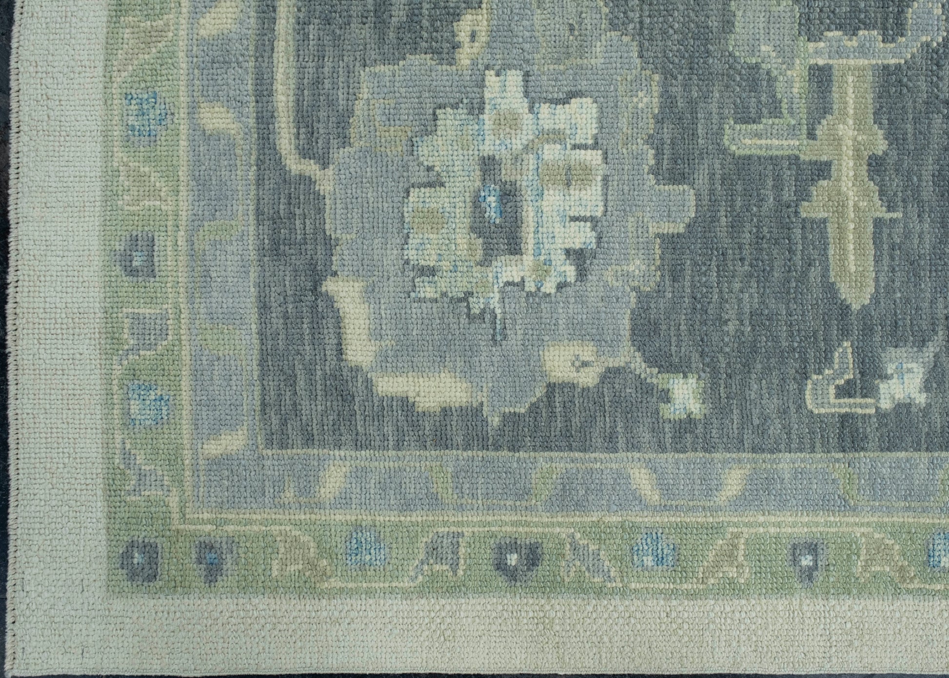 Turkish Oushak Square Rug 11'9" x 11'10" #18115