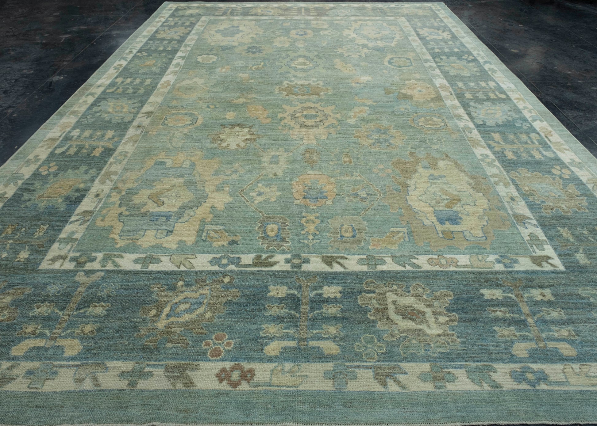 Turkish Oushak Rug 10'8" x 16'8" #18113