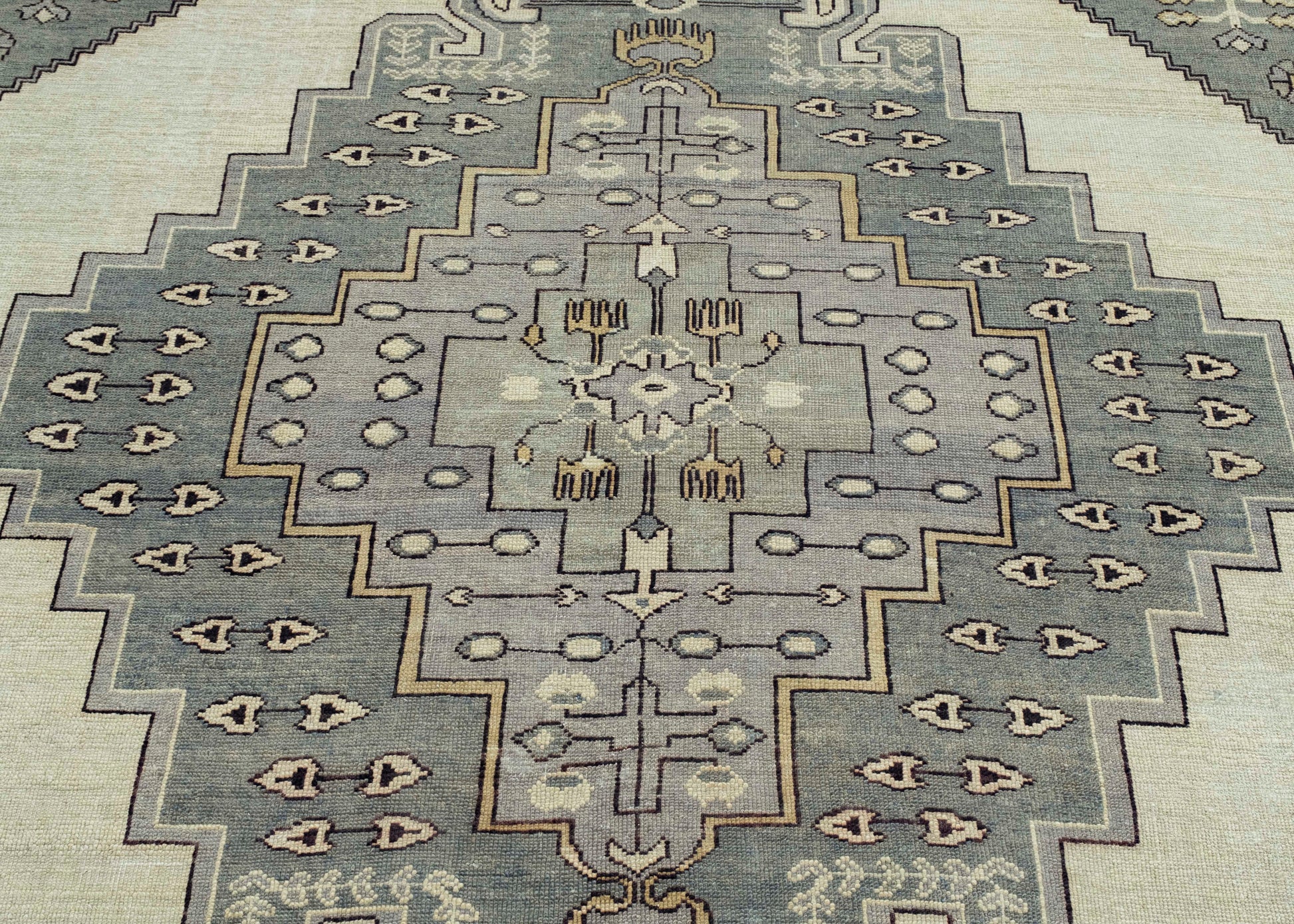 Turkish Oushak Rug 12'2" x 14'5" #18681