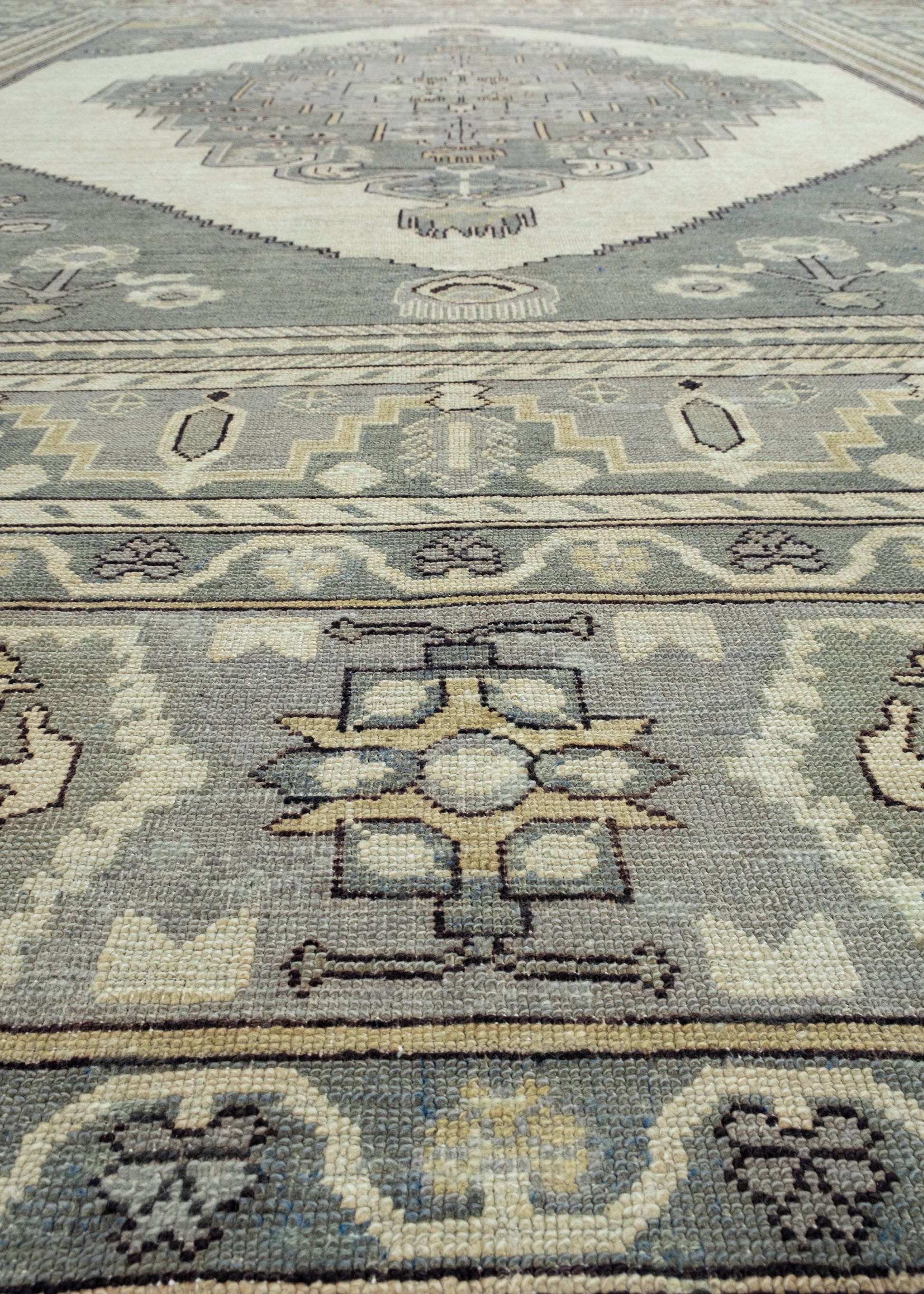 Turkish Oushak Rug 12'2" x 14'5" #18681