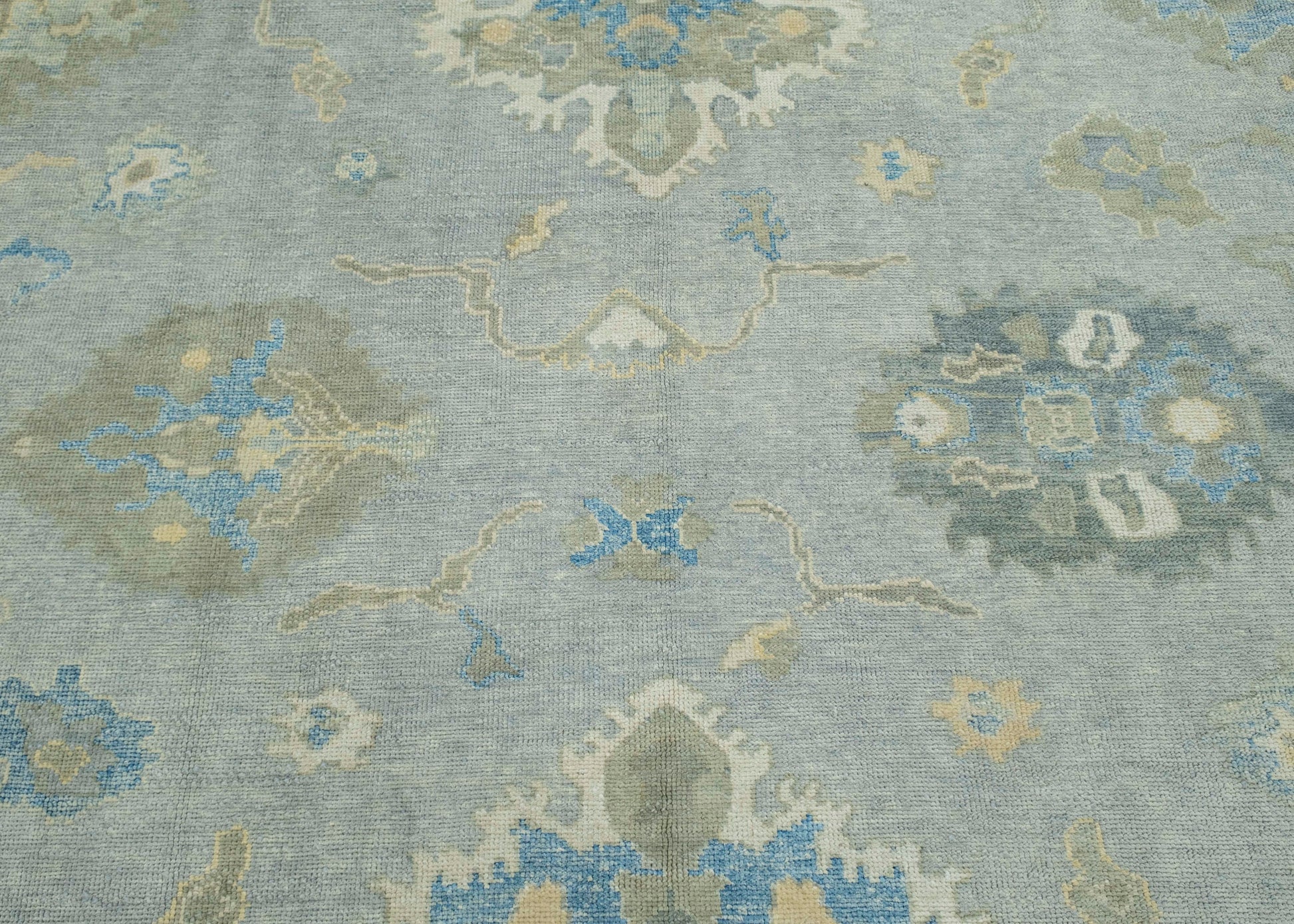 Turkish Oushak Square Rug 11'10" x 11'11" #18129