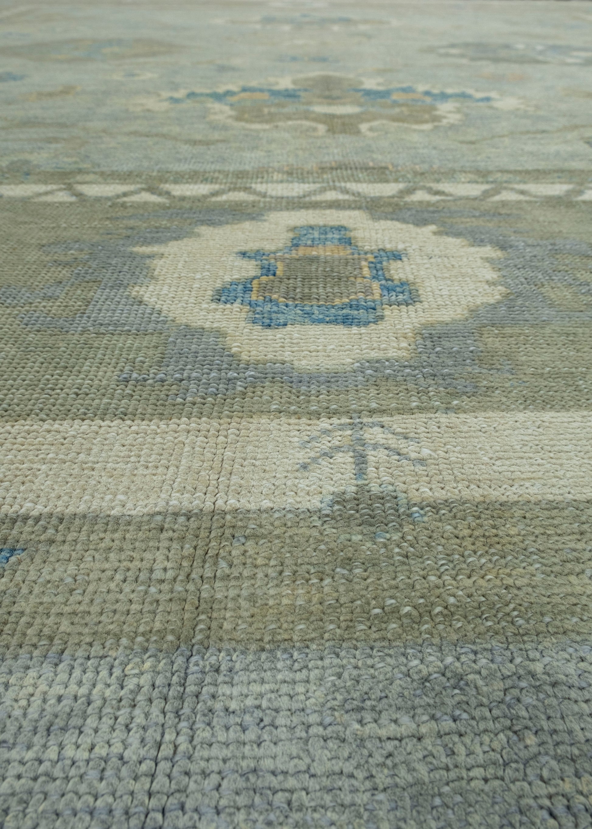 Turkish Oushak Square Rug 11'10" x 11'11" #18129
