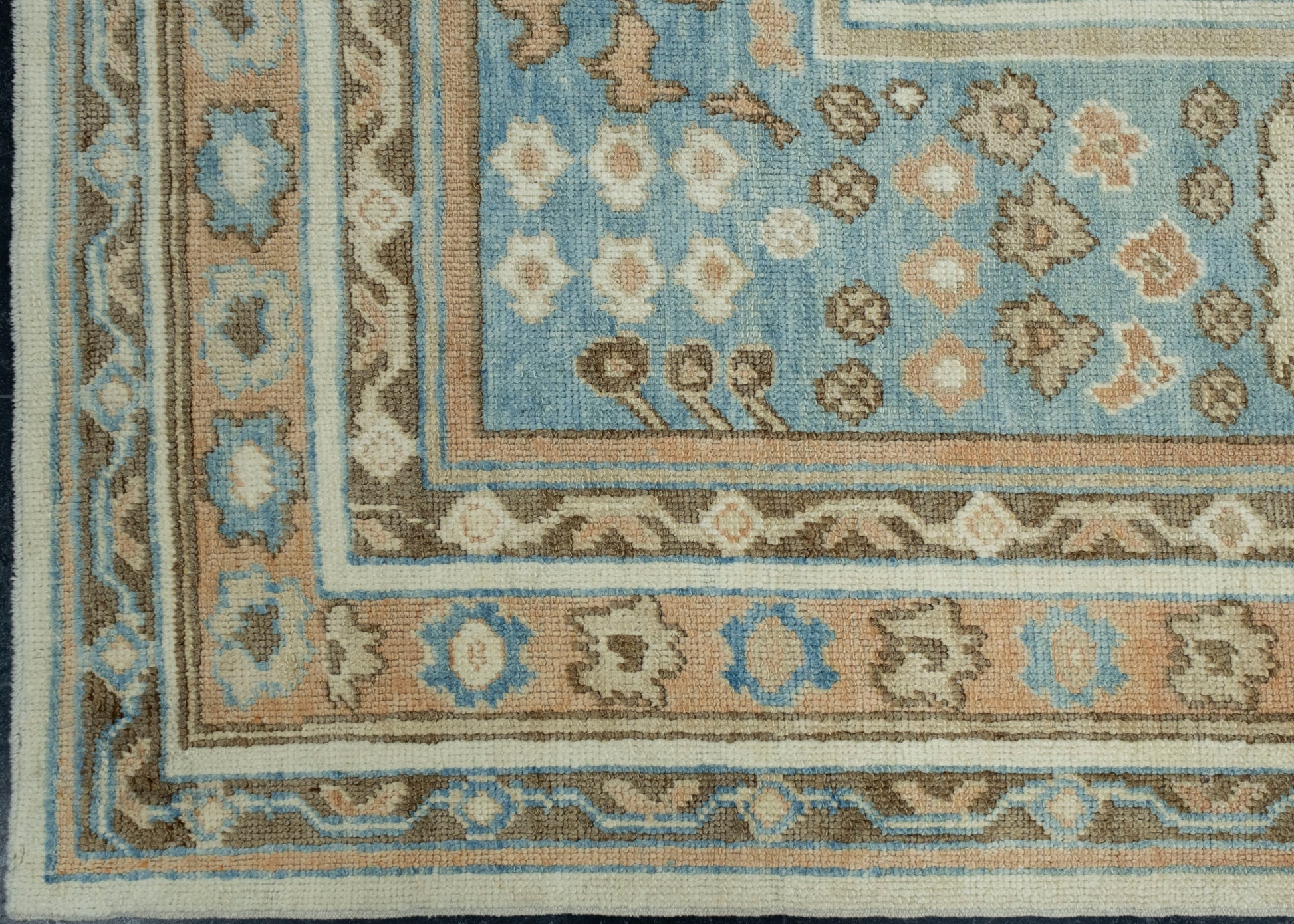 Turkish Oushak Rug 13'6" x 14'9" #18576