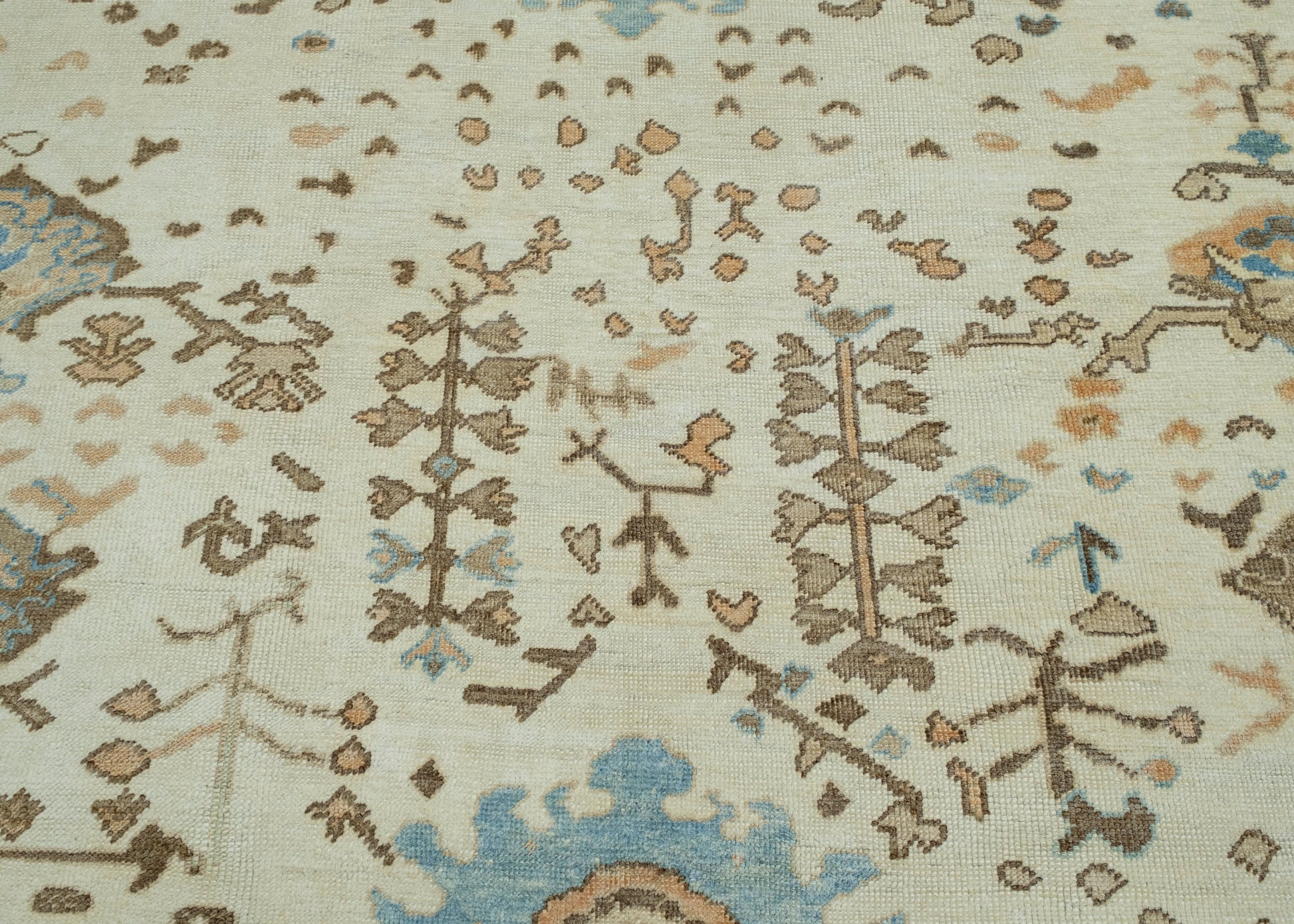 Turkish Oushak Rug 13'6" x 14'9" #18576