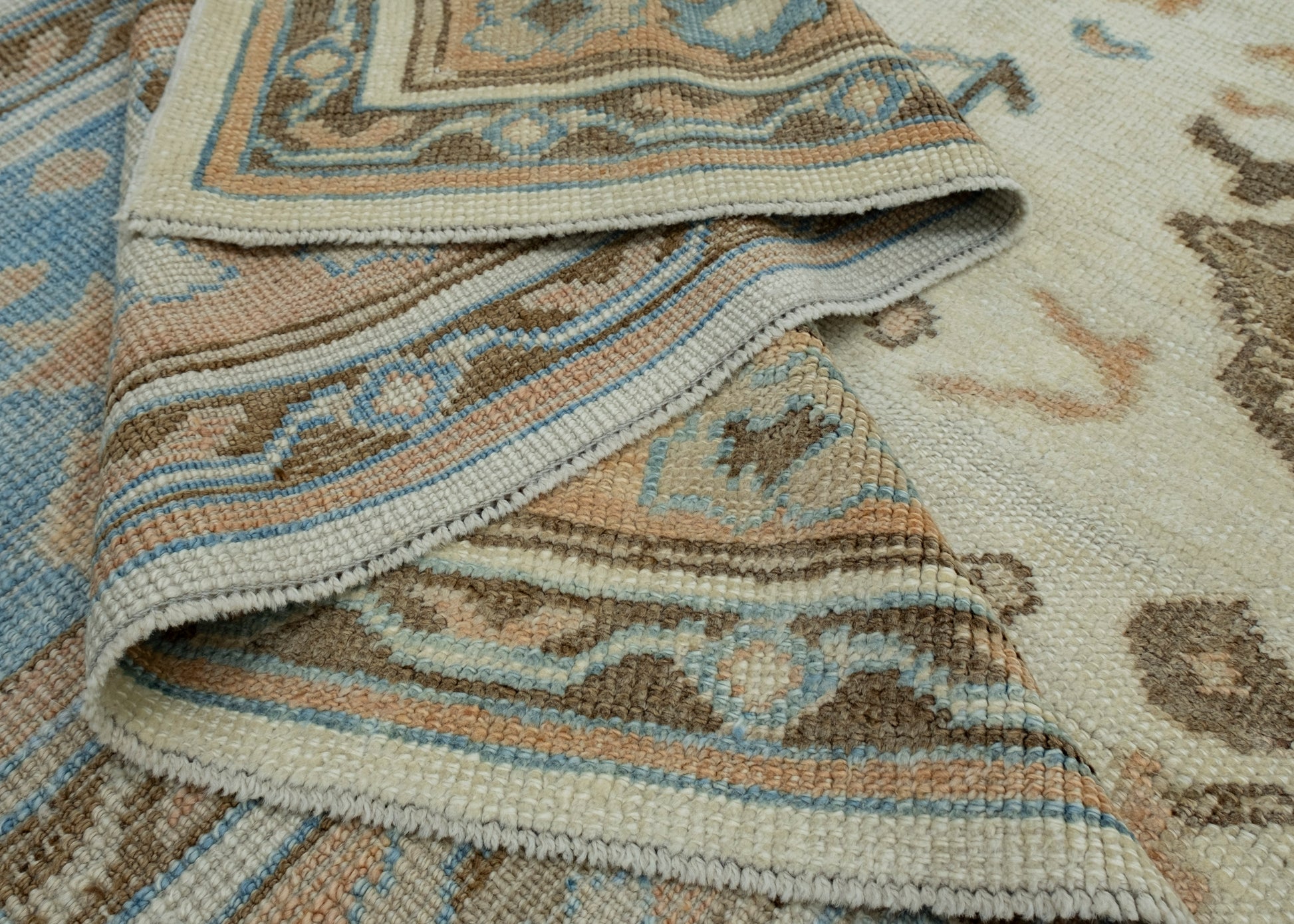Turkish Oushak Rug 13'6" x 14'9" #18576