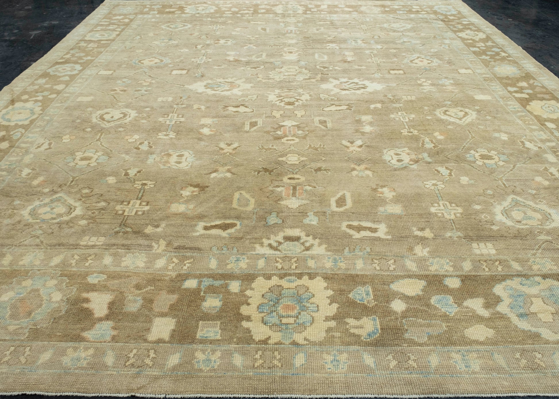 Turkish Oushak Rug 12'10" x 14'6" #18510