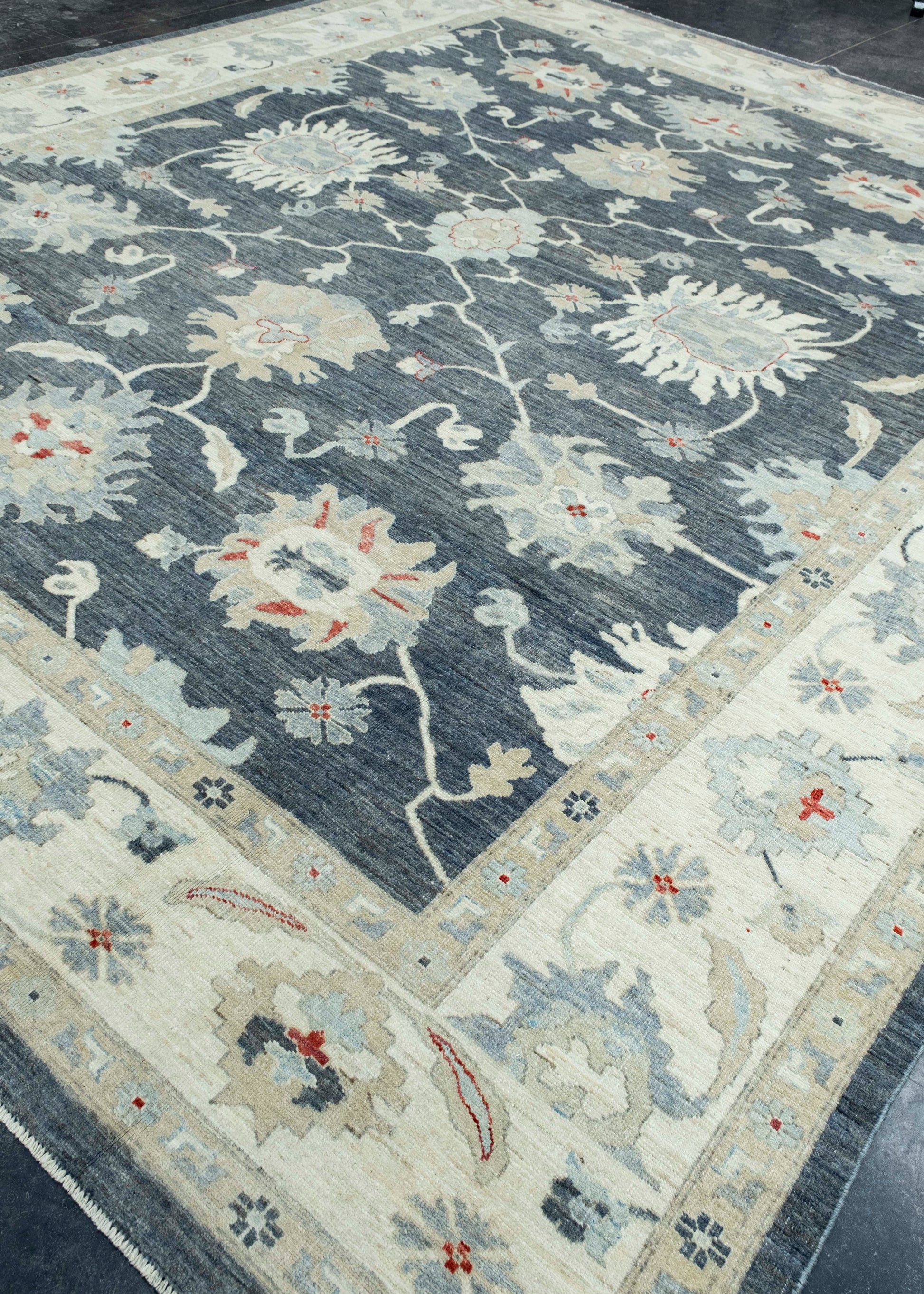 Oushak Rug 12'1" x 13'11" #17650