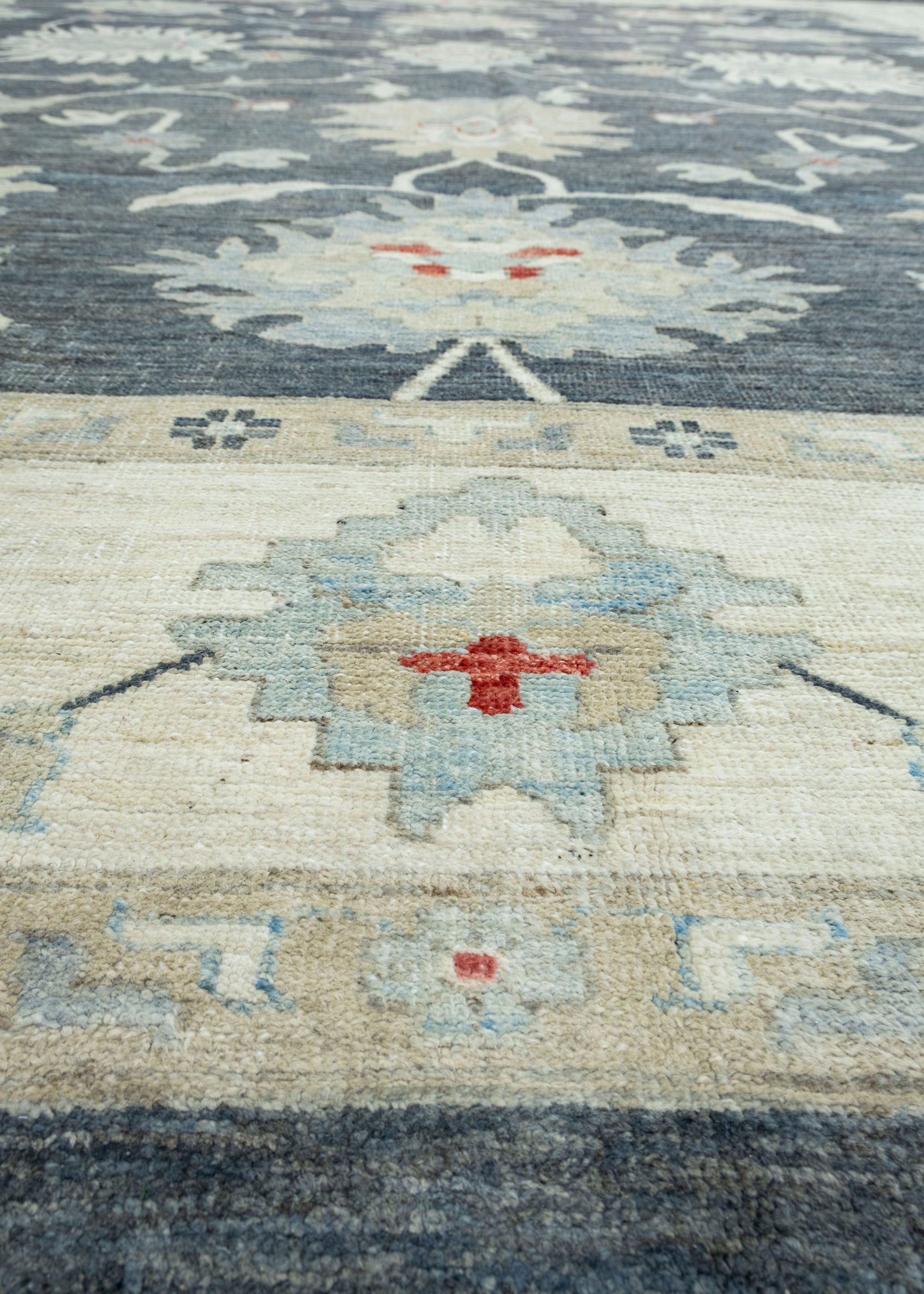 Oushak Rug 12'1" x 13'11" #17650