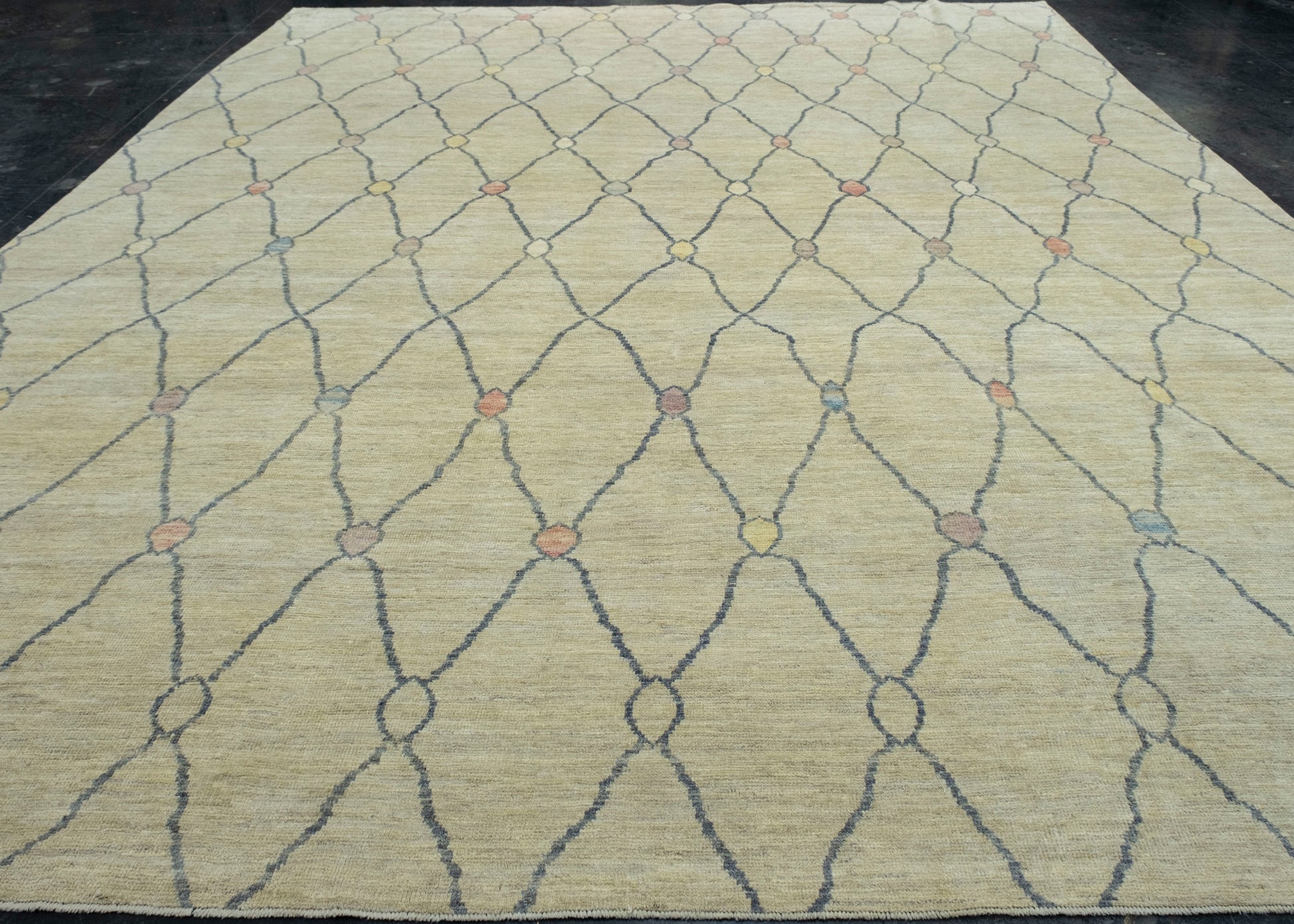 Turkish Oushak Rug 12'5" x 15'7" #18503