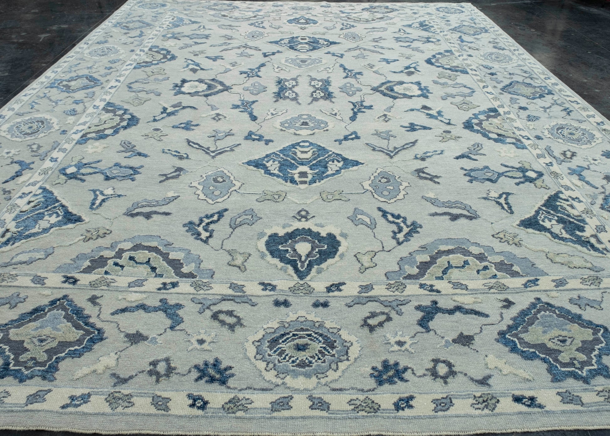 Turkish Oushak Rug 12'6" x 16'4" #18504