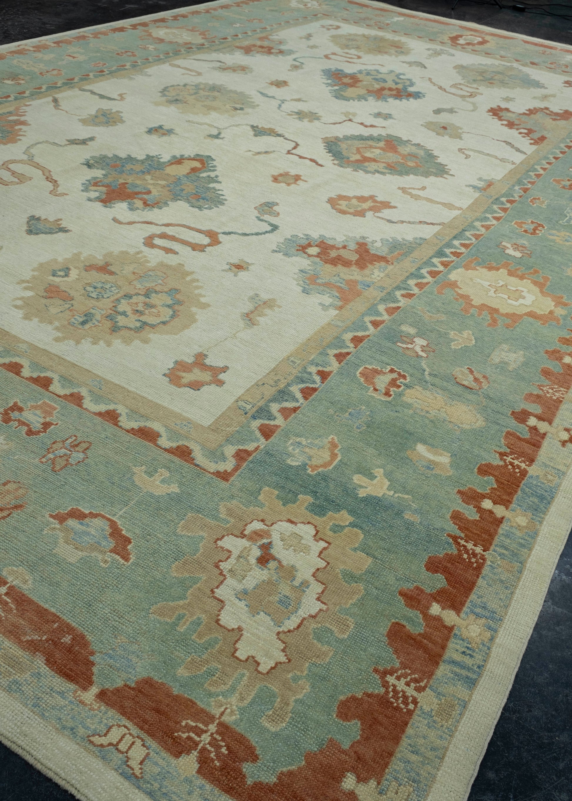 Turkish Oushak Rug 13'7" x 20'8" #18525