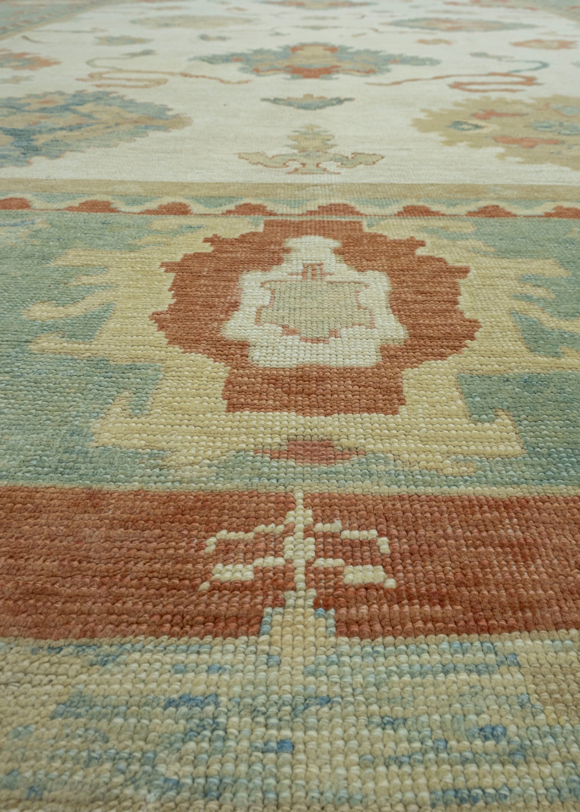 Turkish Oushak Rug 13'7" x 20'8" #18525