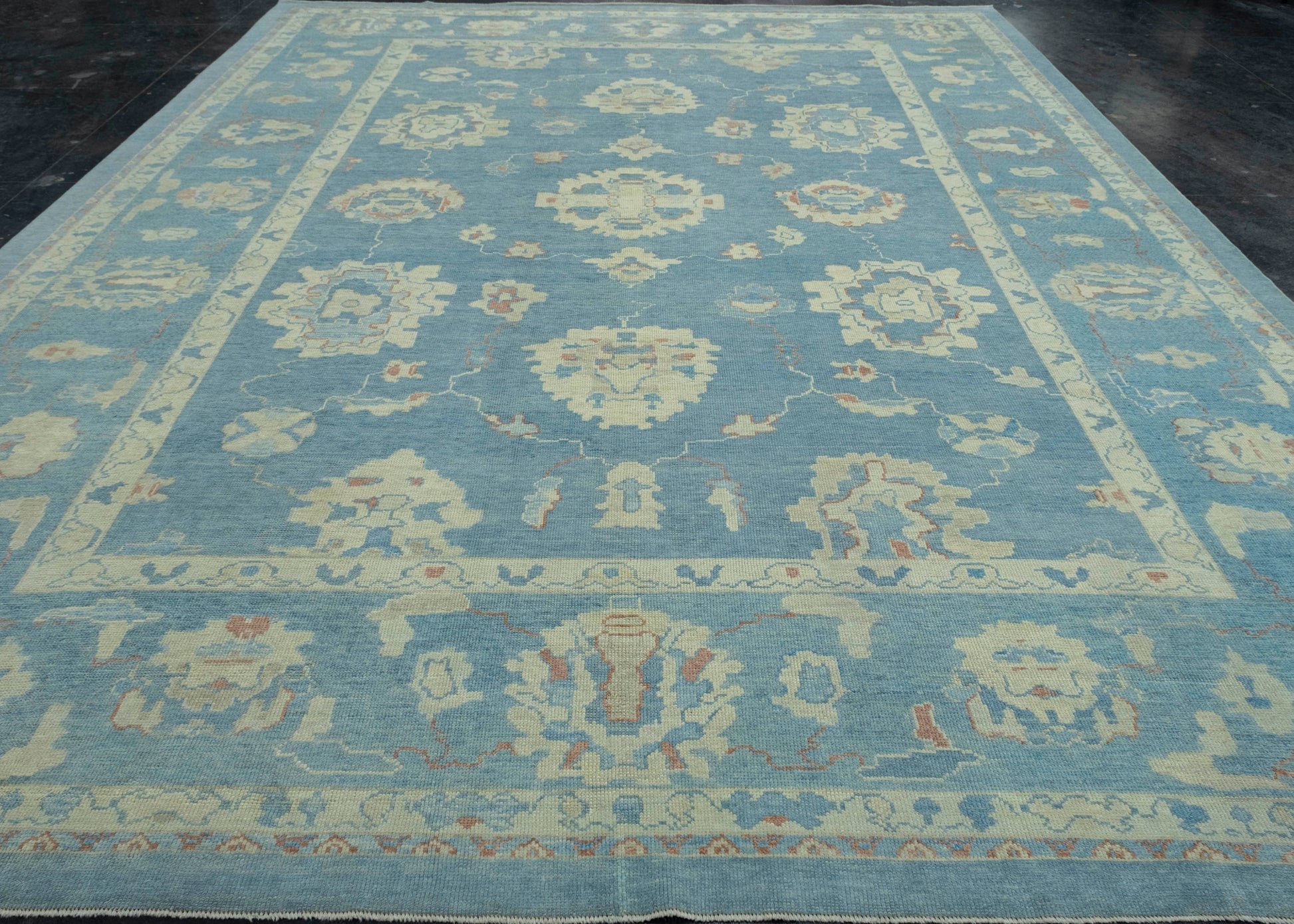 Turkish Oushak Rug 11'9" x 15'1" #18511