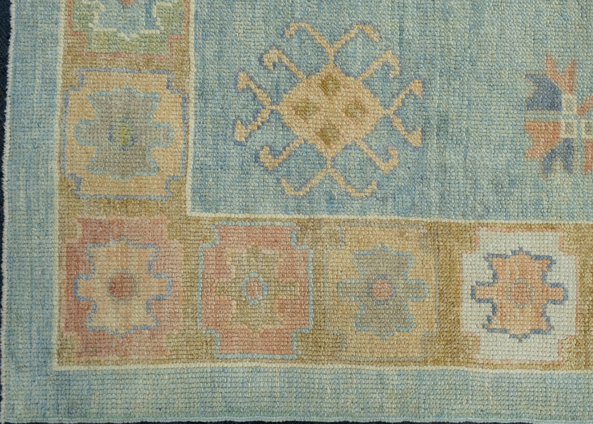 Turkish Oushak Runner Rug 5'1" x 15'9" #18024