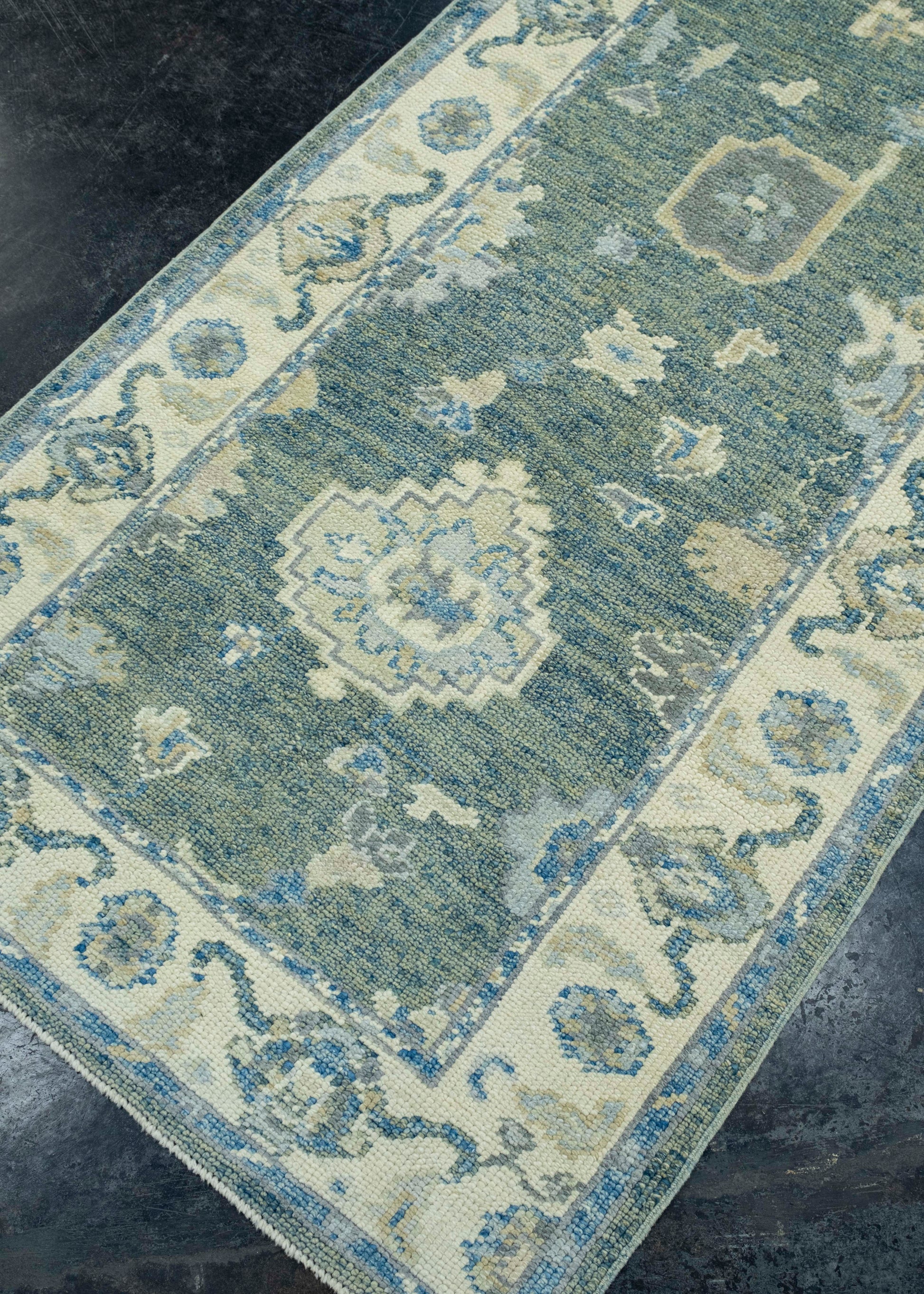 Turkish Oushak Runner Rug 2'11" x 18' #18006