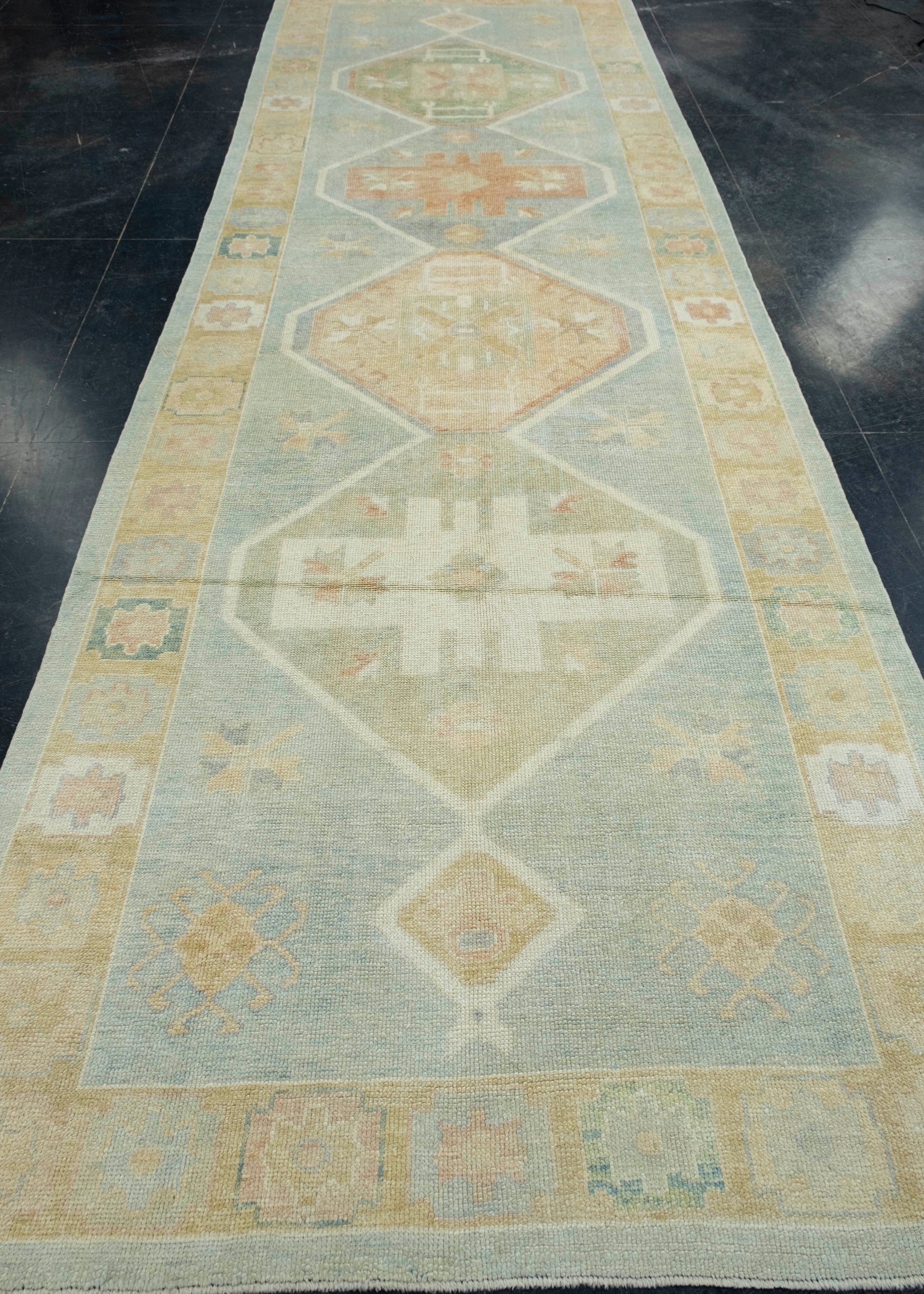 Turkish Oushak Runner Rug 5' x 15'7" #18055