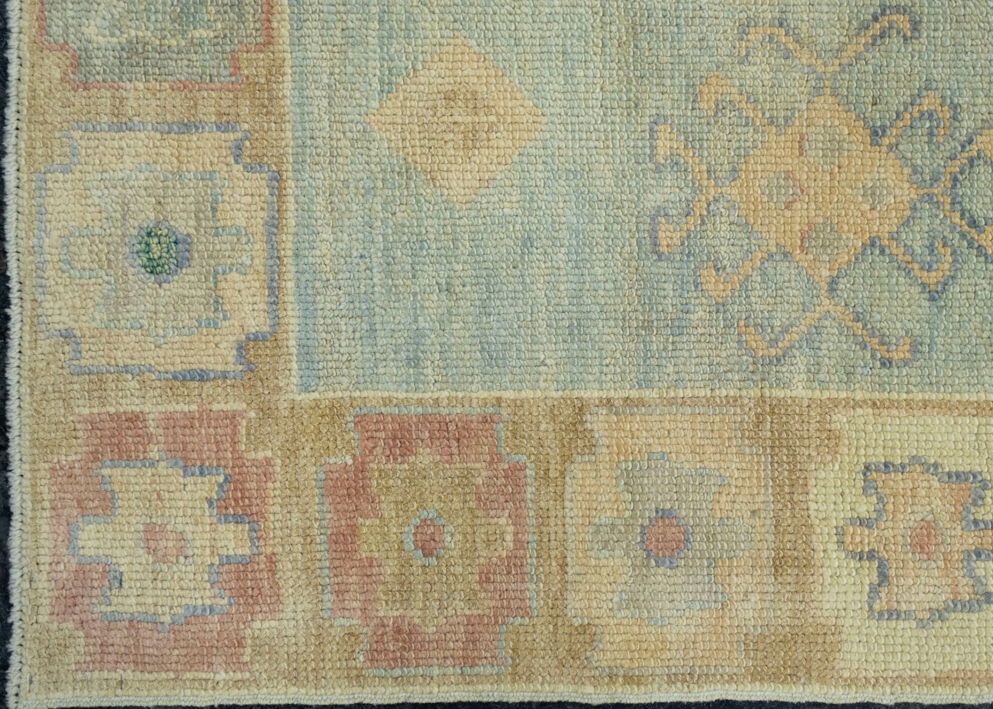 Turkish Oushak Runner Rug 4'7" x 16' #18031