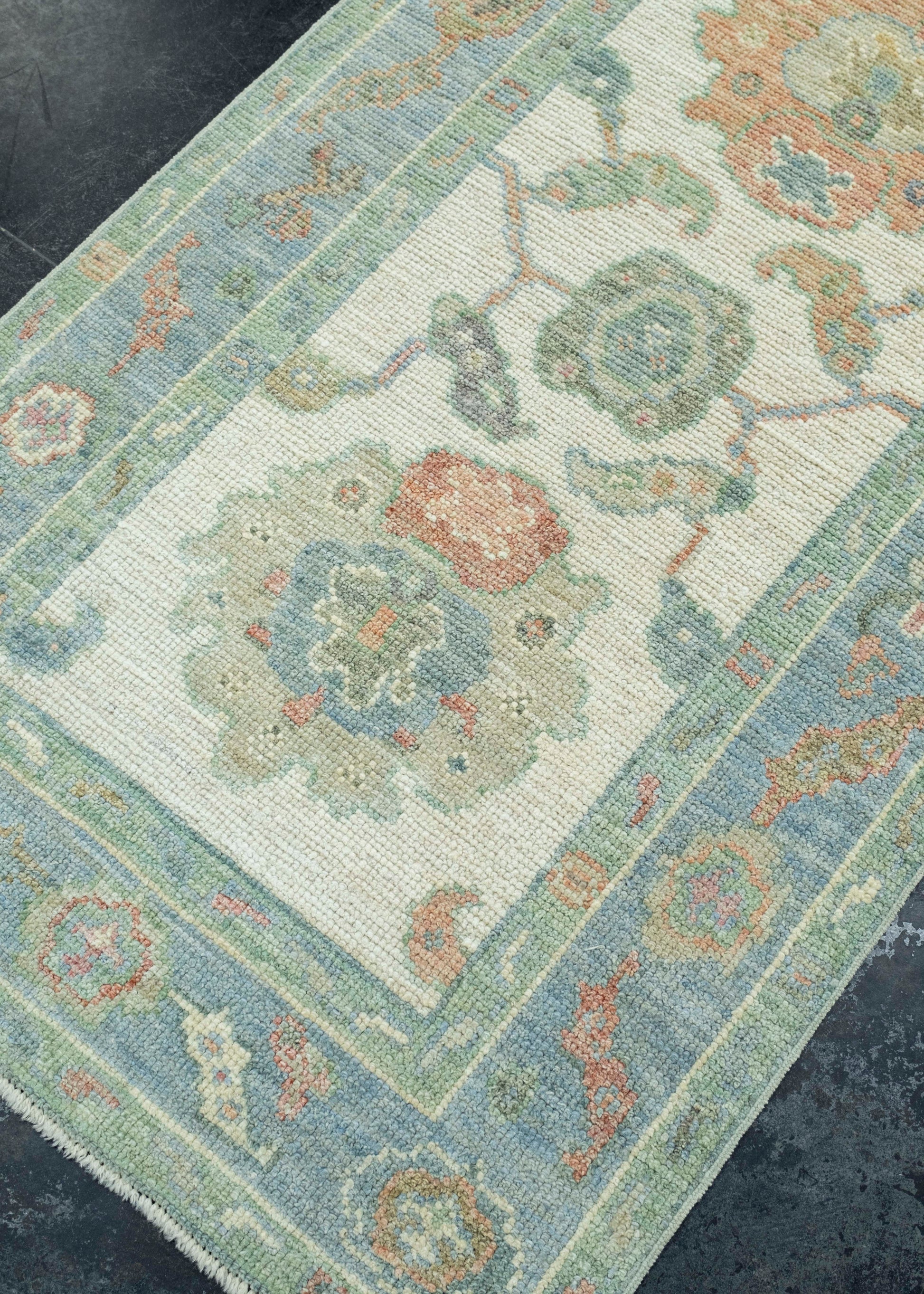 Turkish Oushak Runner Rug 2'8" x 20'6" #17495