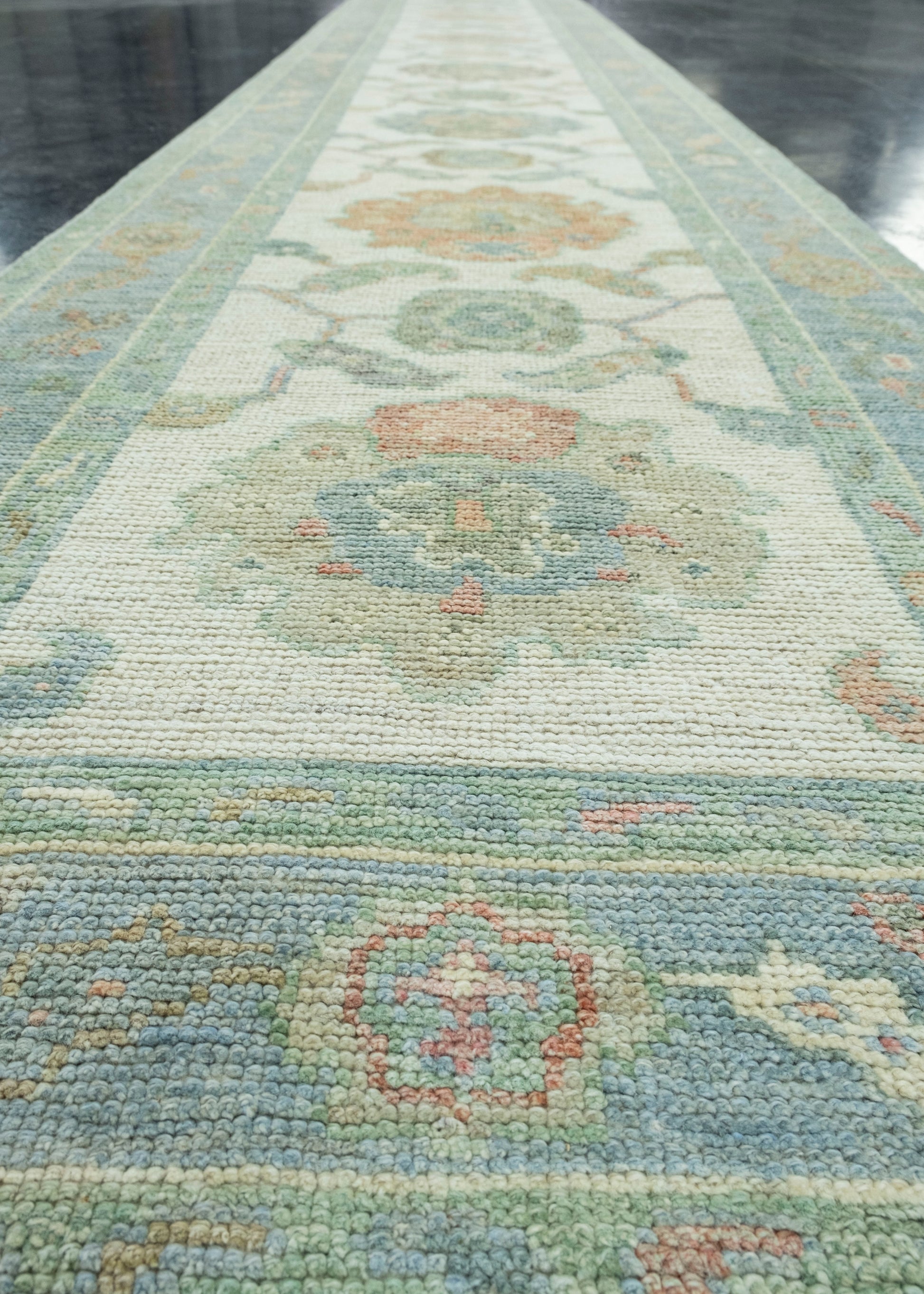 Turkish Oushak Runner Rug 2'8" x 20'6" #17495