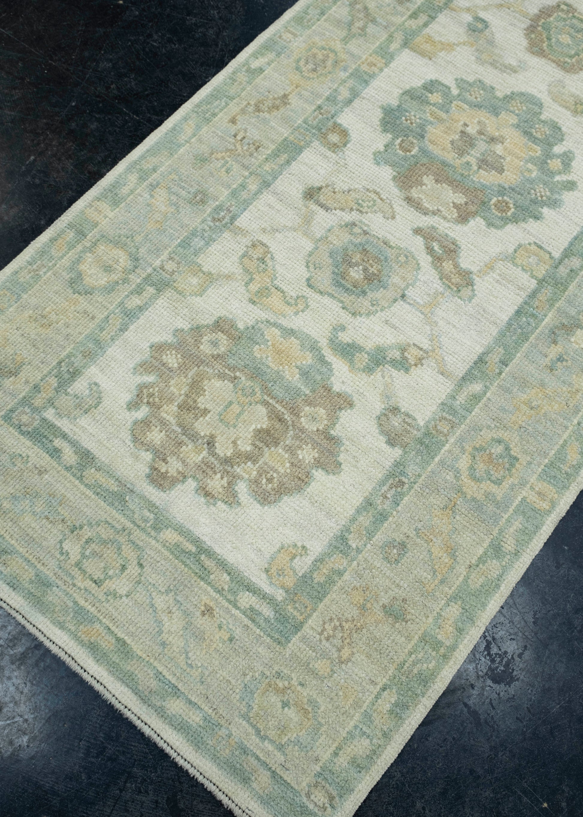 Turkish Oushak Runner Rug 2'10" x 16'3" #17431
