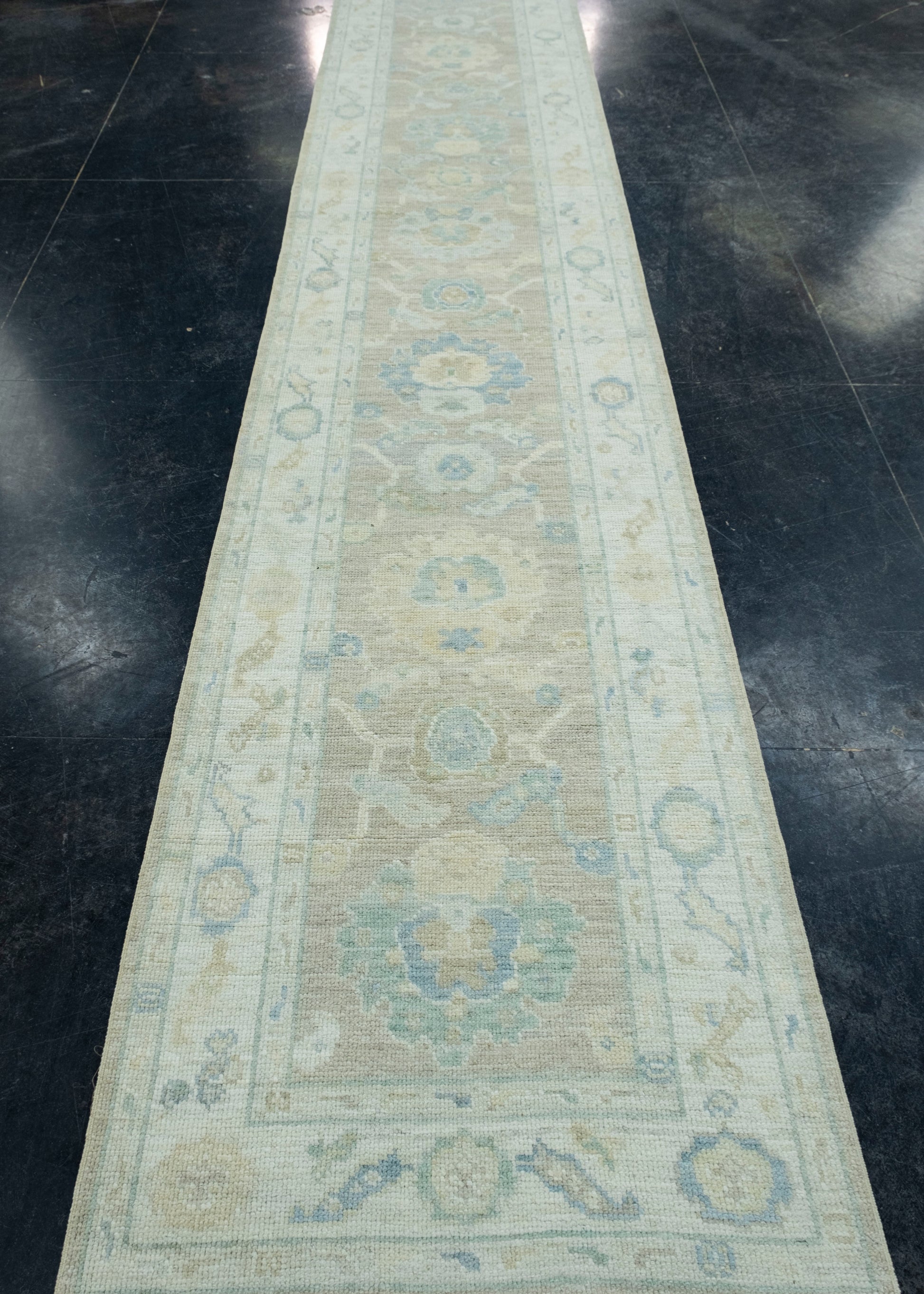 Turkish Oushak Runner Rug 2'10" x 16'6" #17559