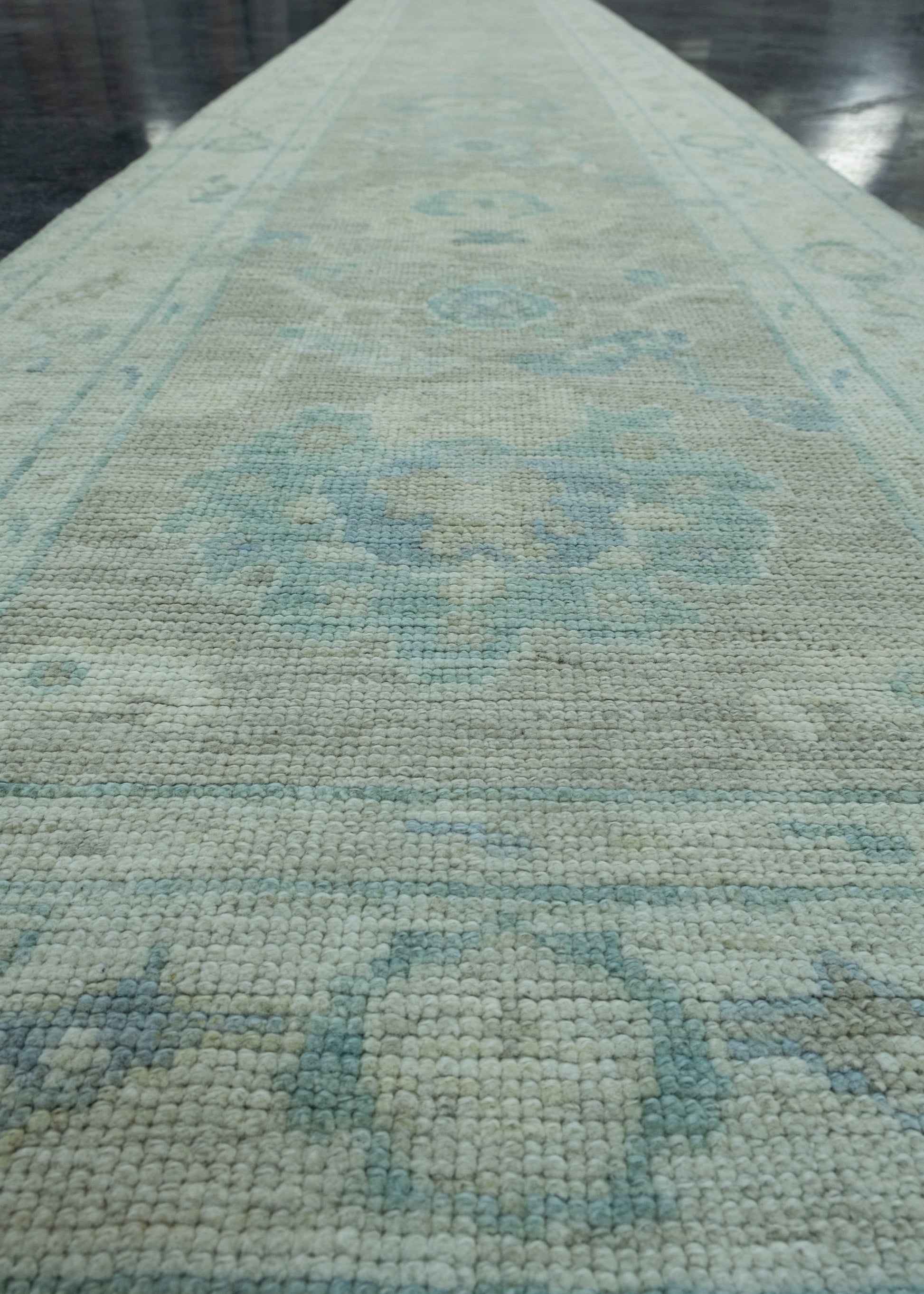 Turkish Oushak Runner Rug 2'8" x 27'9" #17586
